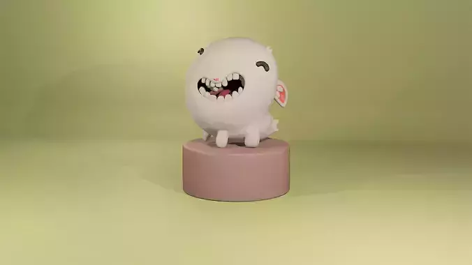Bun Messenger Sticker - Digital Sculpt 3D print model