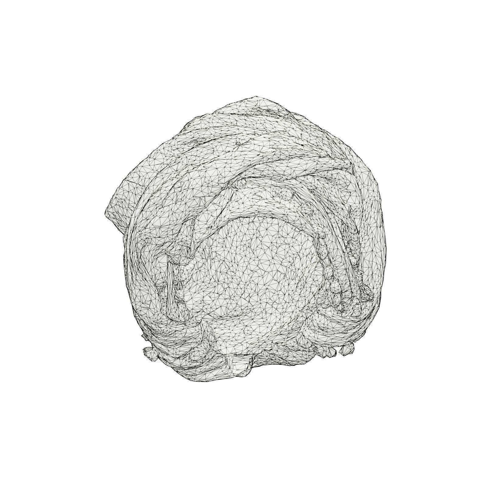 HeadScarf Delicate 3D model_6
