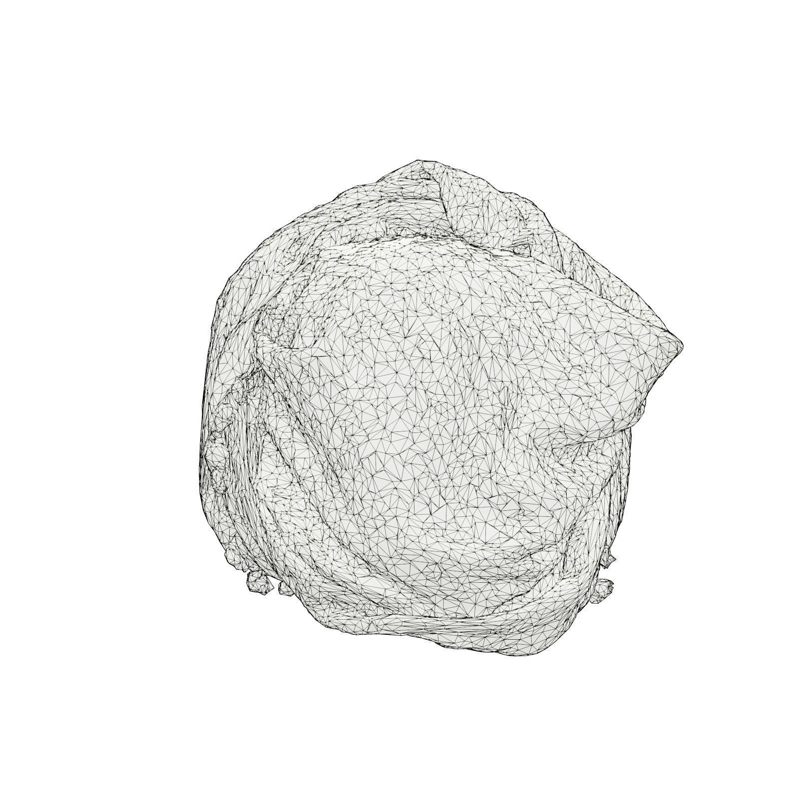 HeadScarf Delicate 3D model_7