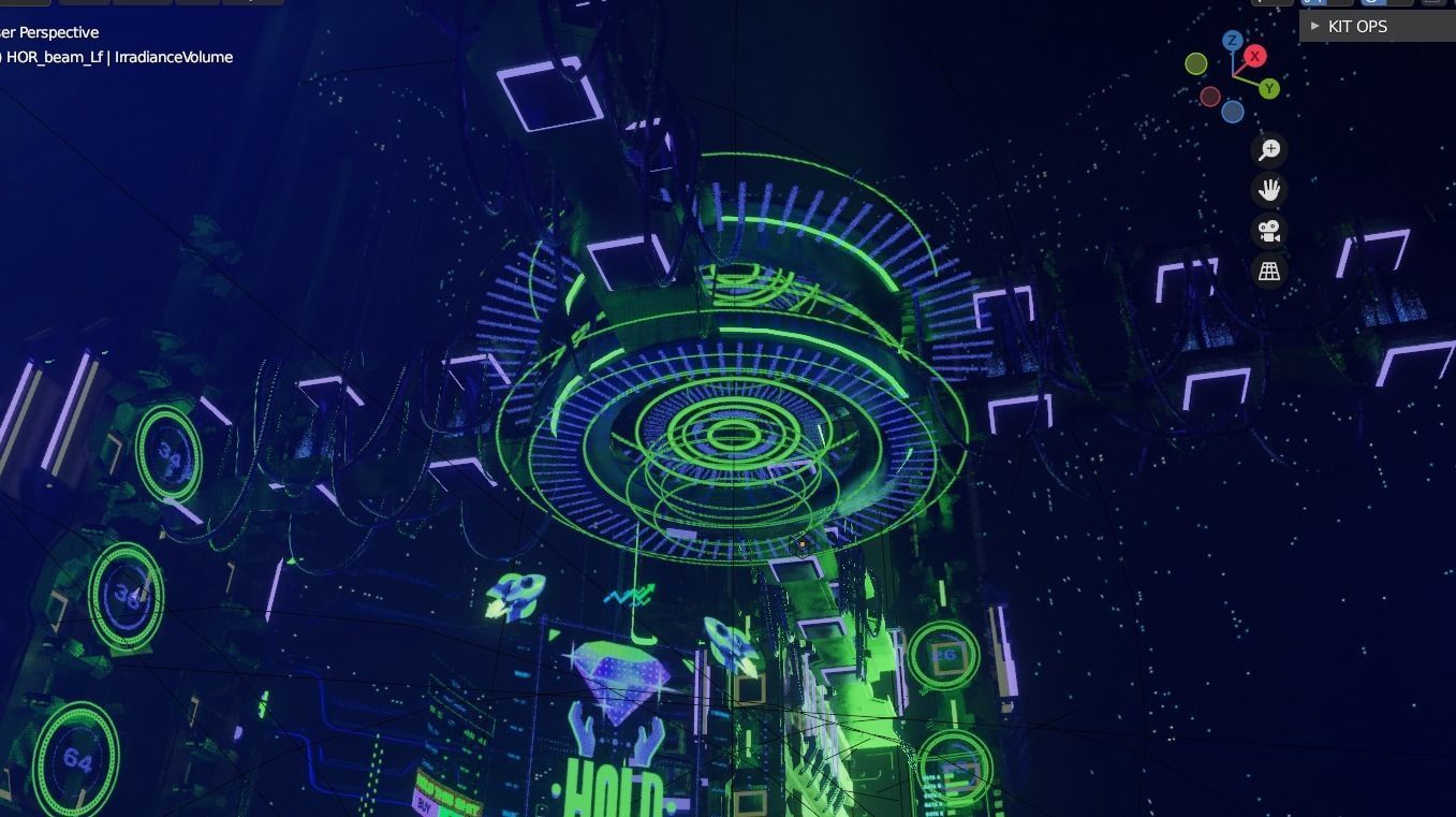 Diamond Hands GameStop Server Room - 3D Weekly 3D model_6