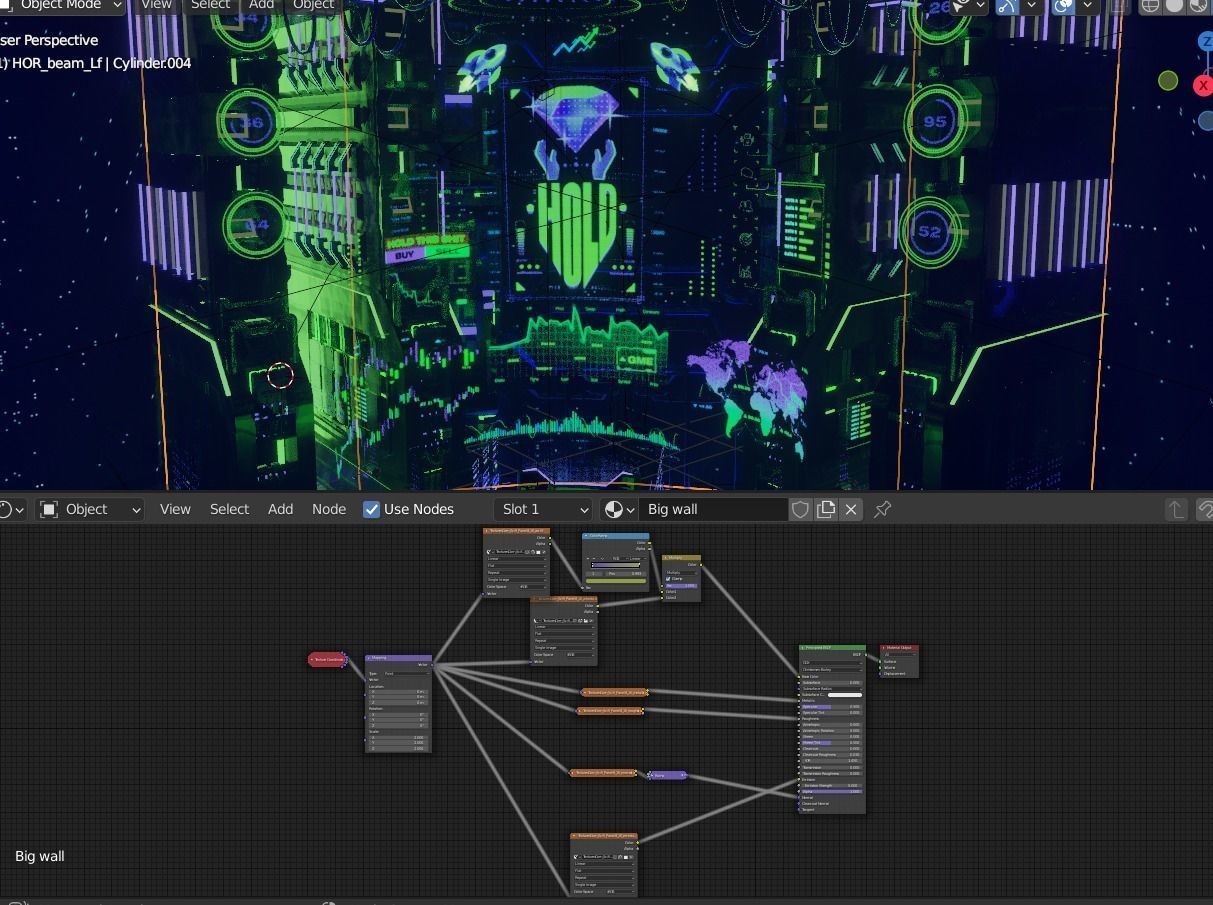 Diamond Hands GameStop Server Room - 3D Weekly 3D model_9