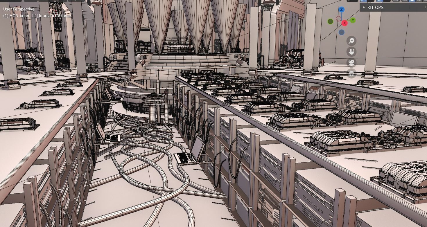 Diamond Hands GameStop Server Room - 3D Weekly 3D model_15