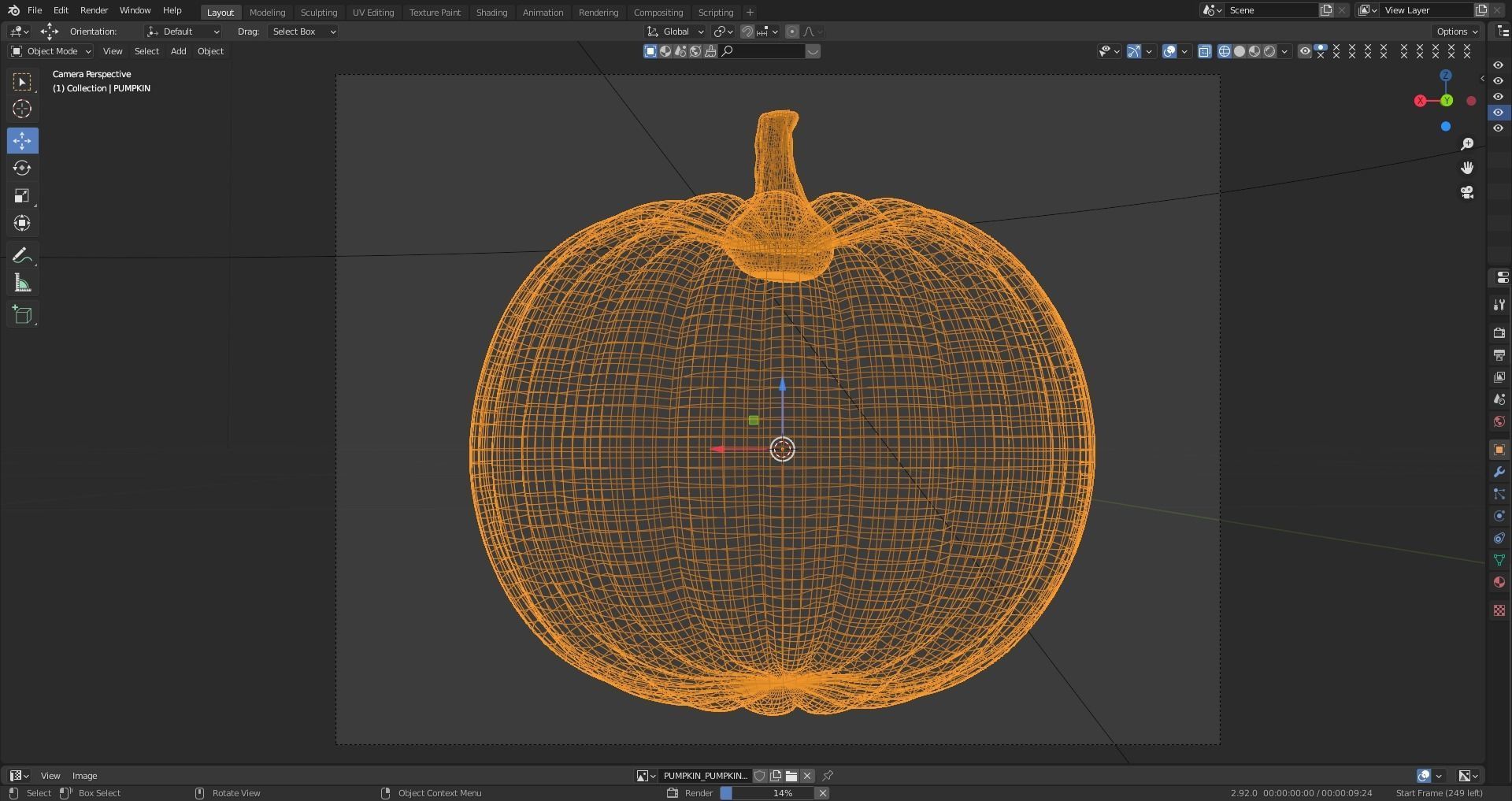 PUMPKIN 3D model_9