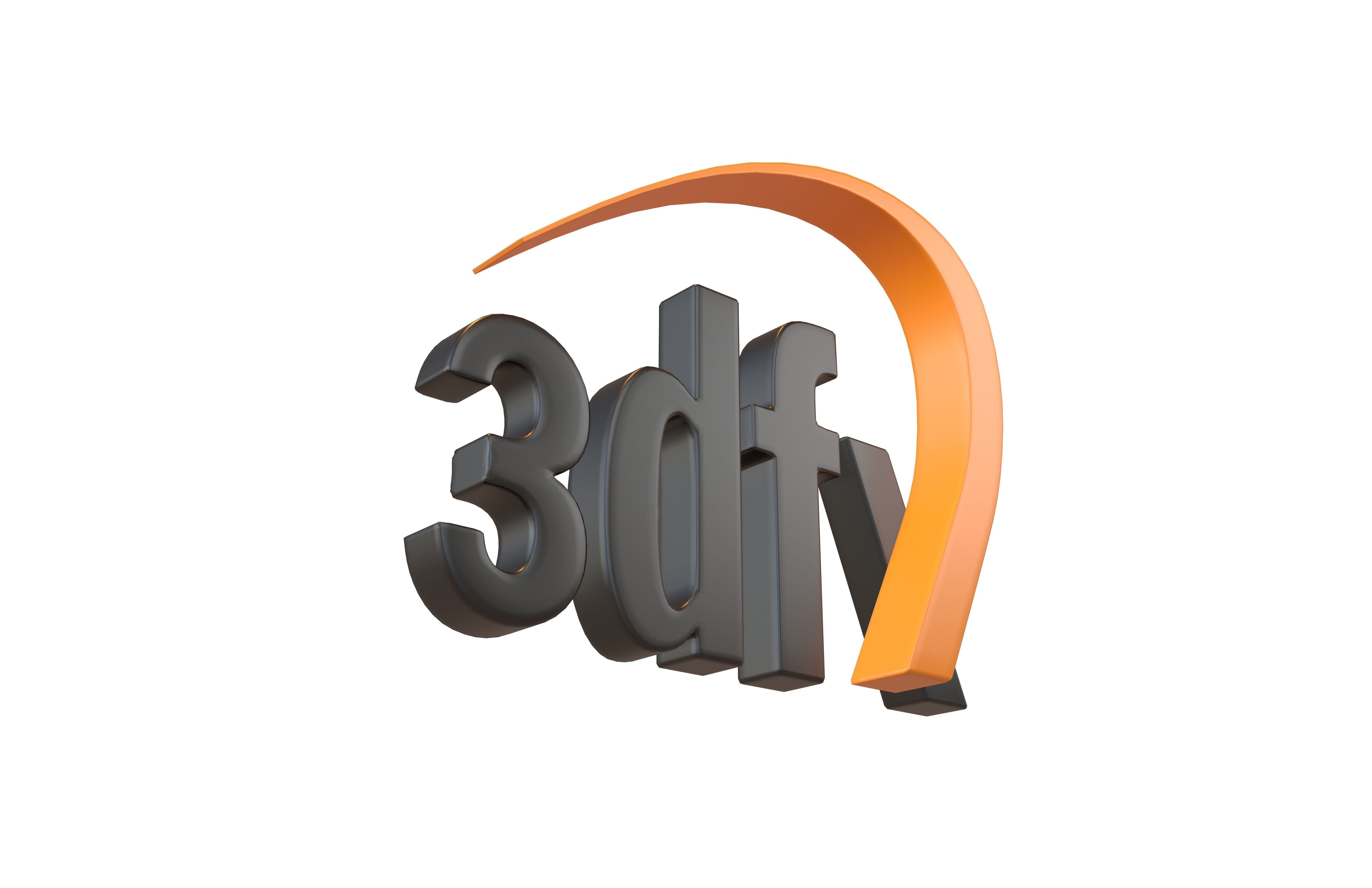3dfx Logo v1 001 Free low-poly 3D model_4