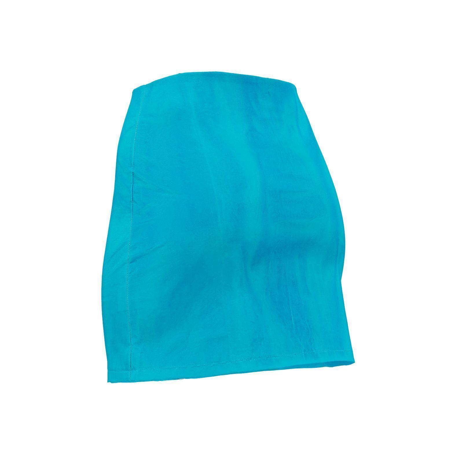 Holographic Mini Skirt 3D model_5