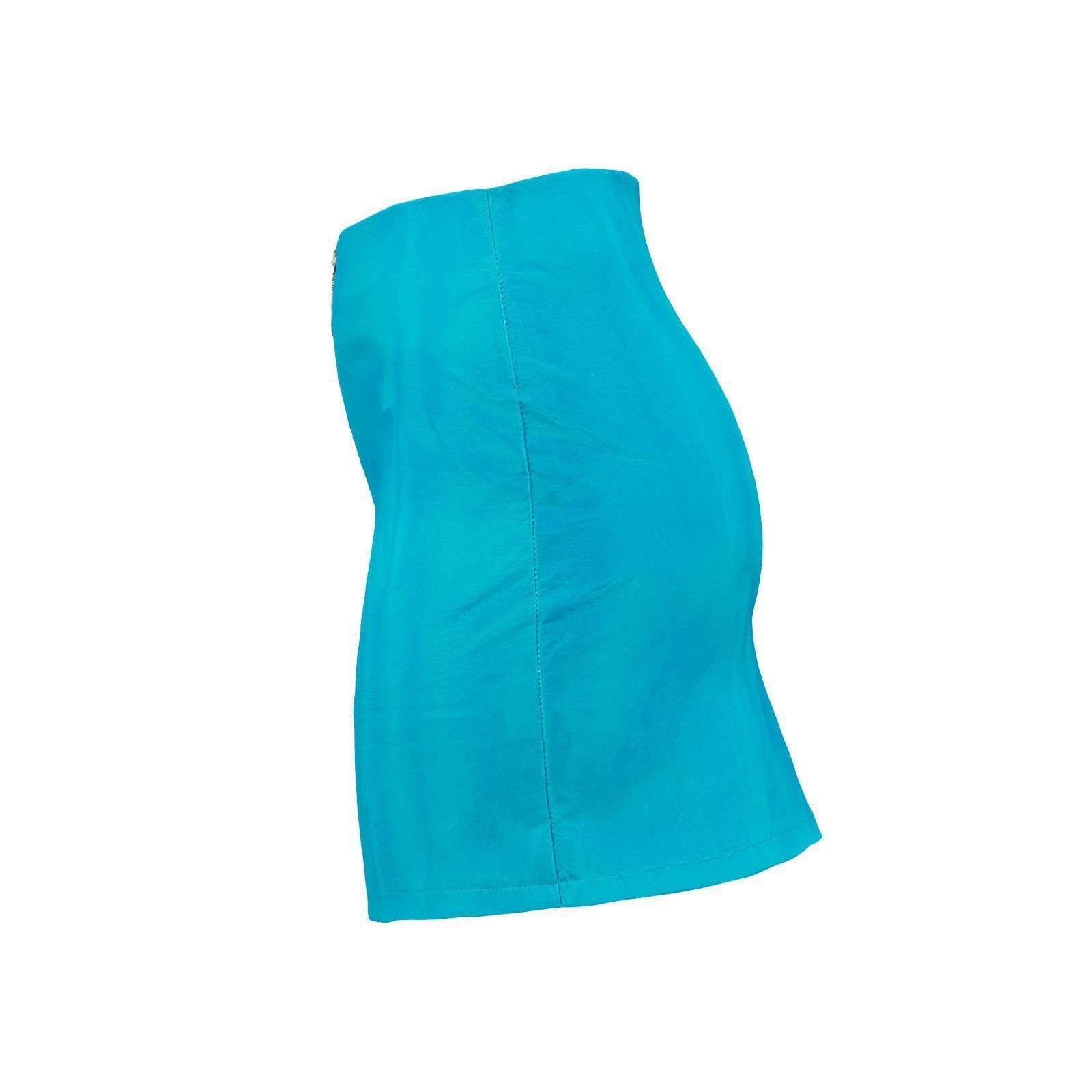 Holographic Mini Skirt 3D model_6