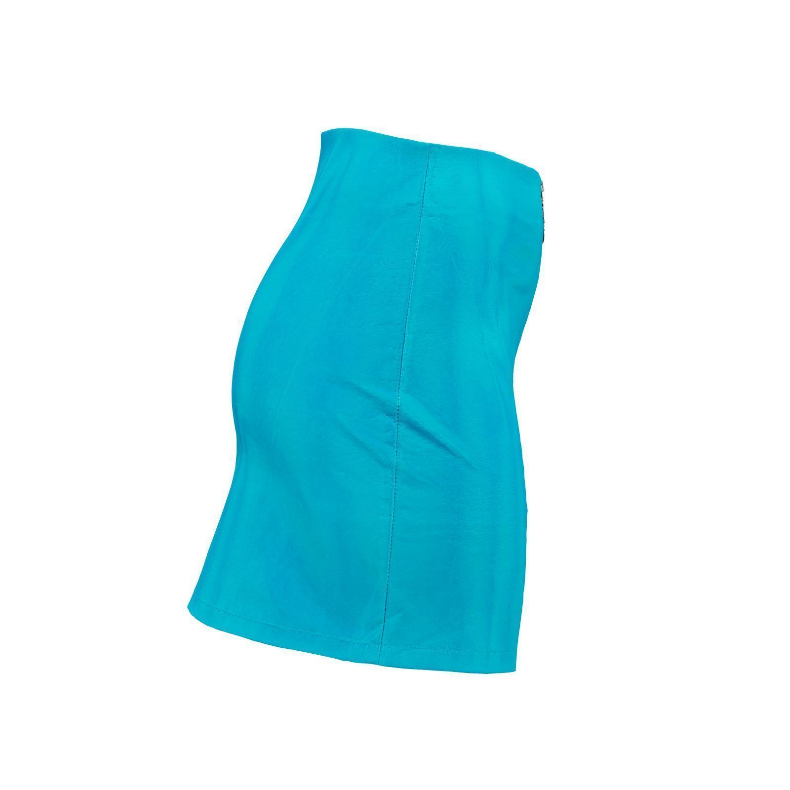 Holographic Mini Skirt 3D model_7