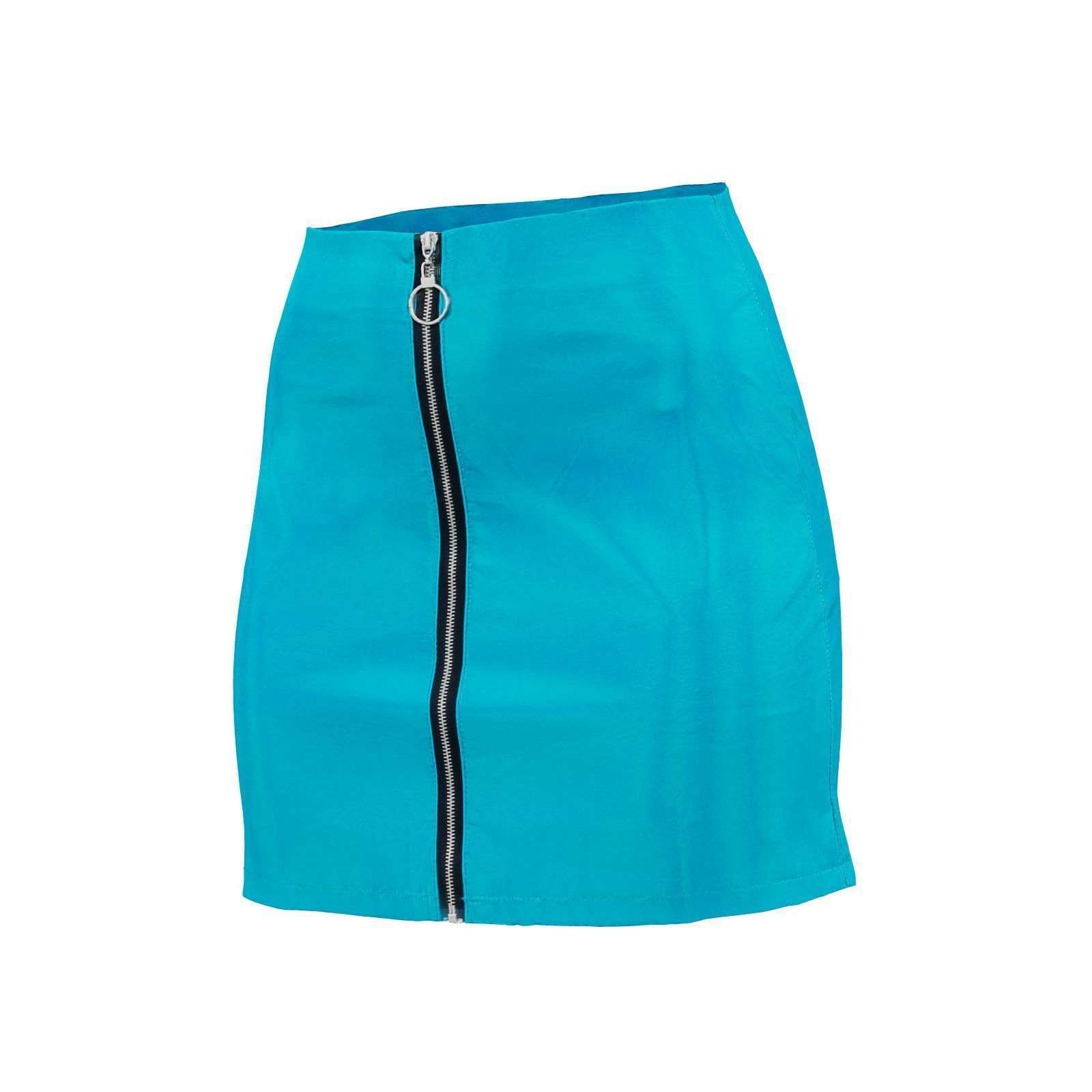 Holographic Mini Skirt 3D model_4