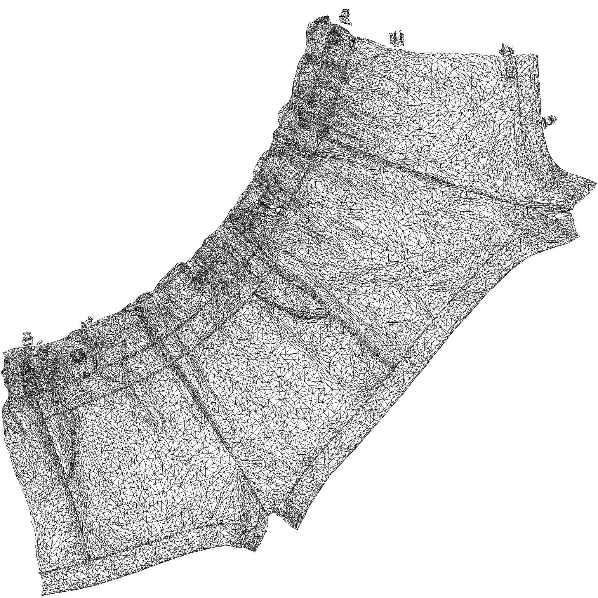 Highwaist Elastic Shorts 3D model_10