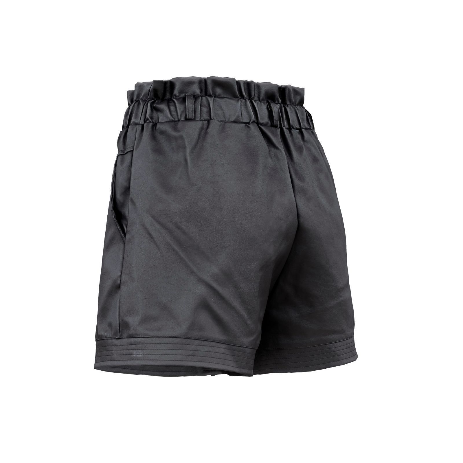 Highwaist Elastic Shorts 3D model_5