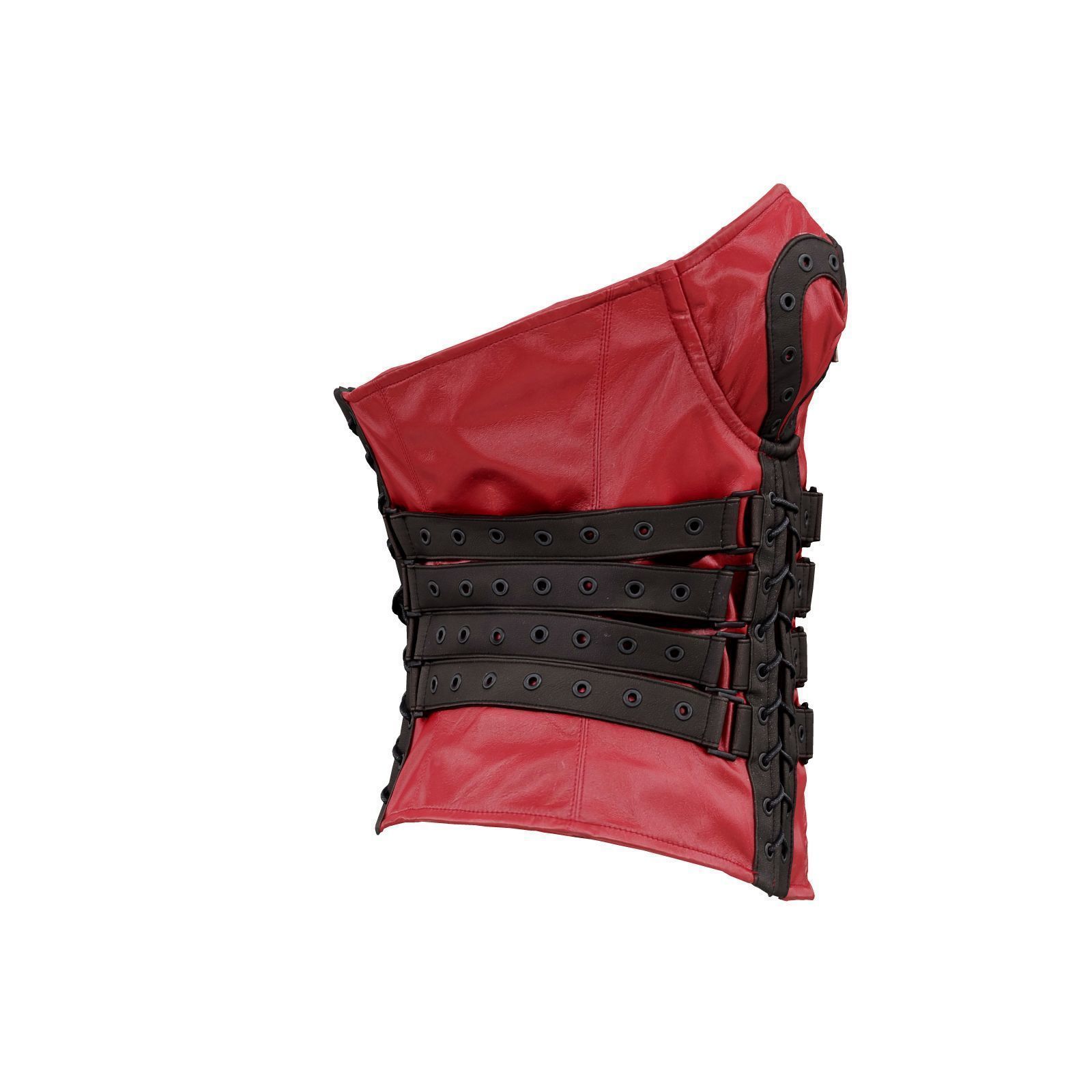 Heart Ringed Corset 3D model_5