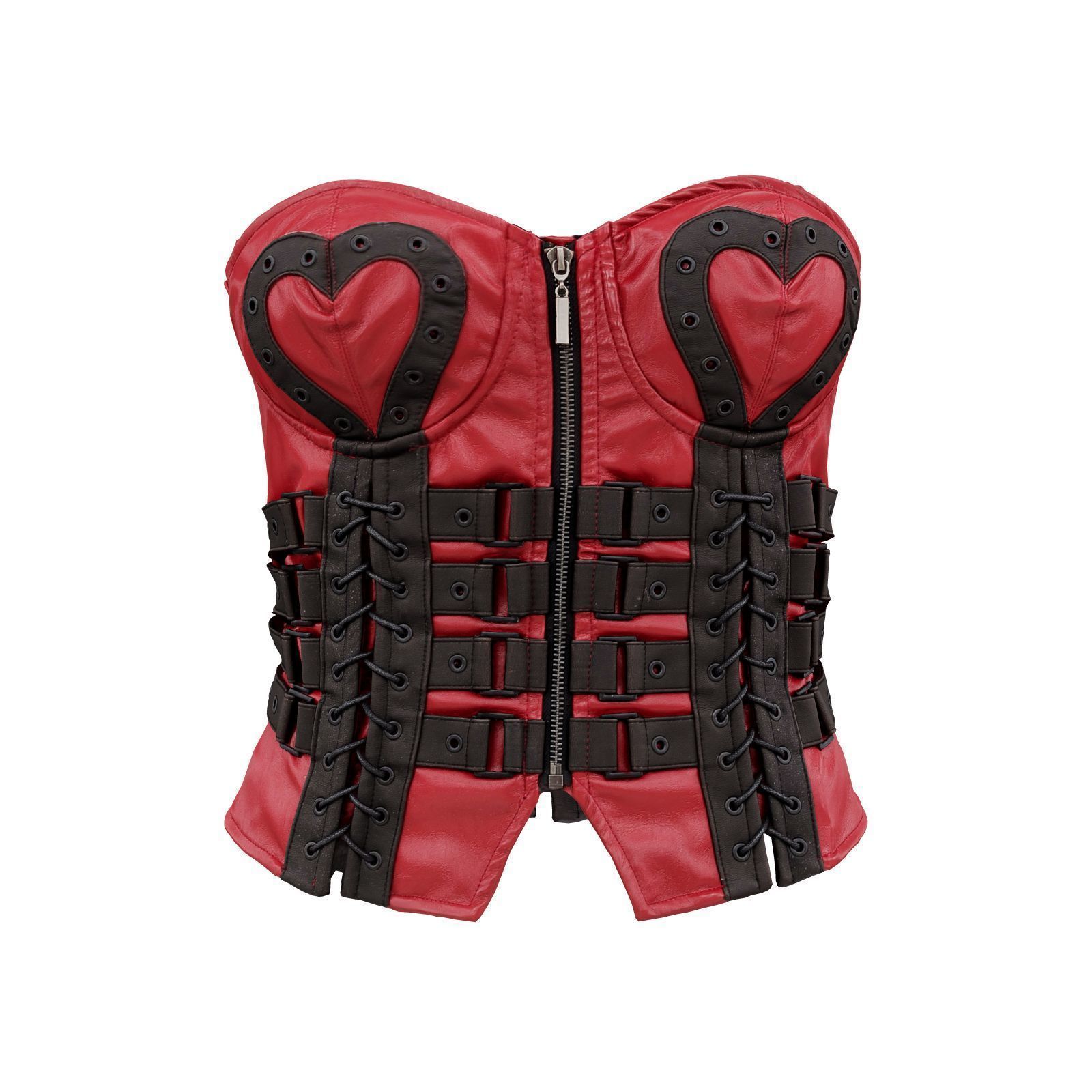 Heart Ringed Corset 3D model_1