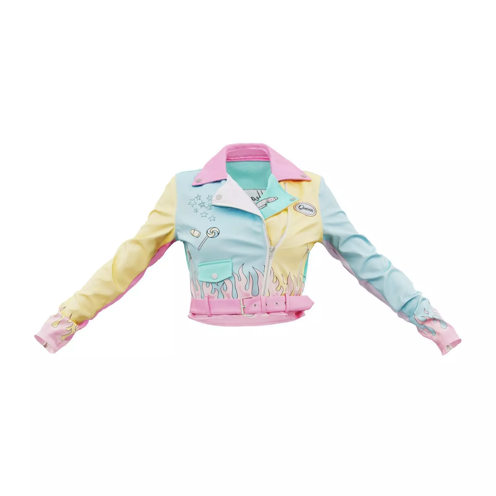 Heart Breaker Leather Jacket 3D model