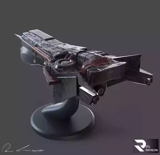 Battle Cruise Spaceship