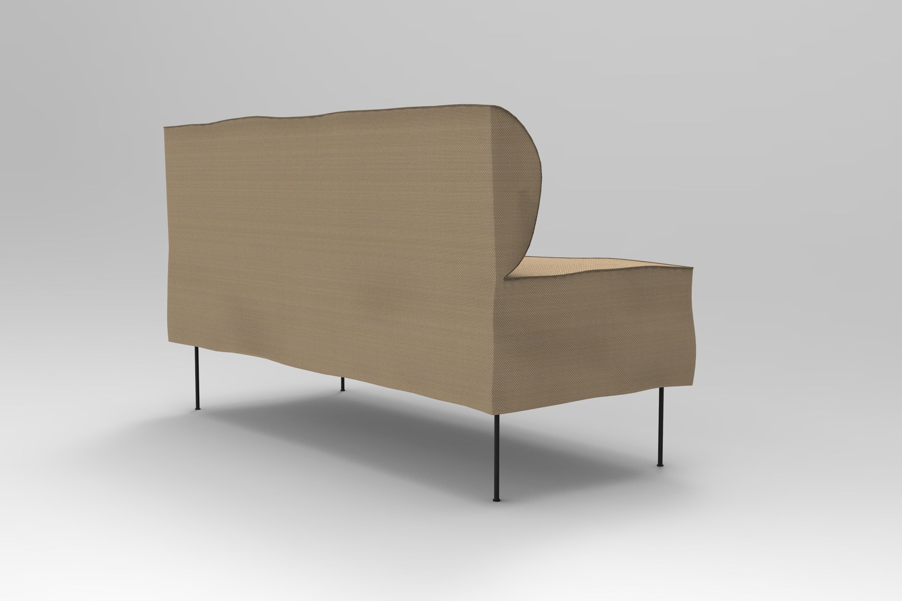 Dining Bench - Eave 3D model_2