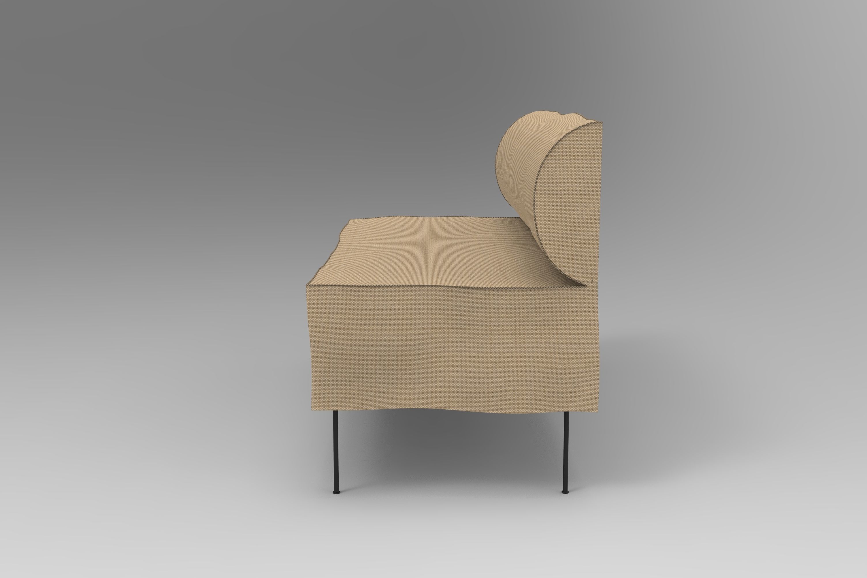 Dining Bench - Eave 3D model_3