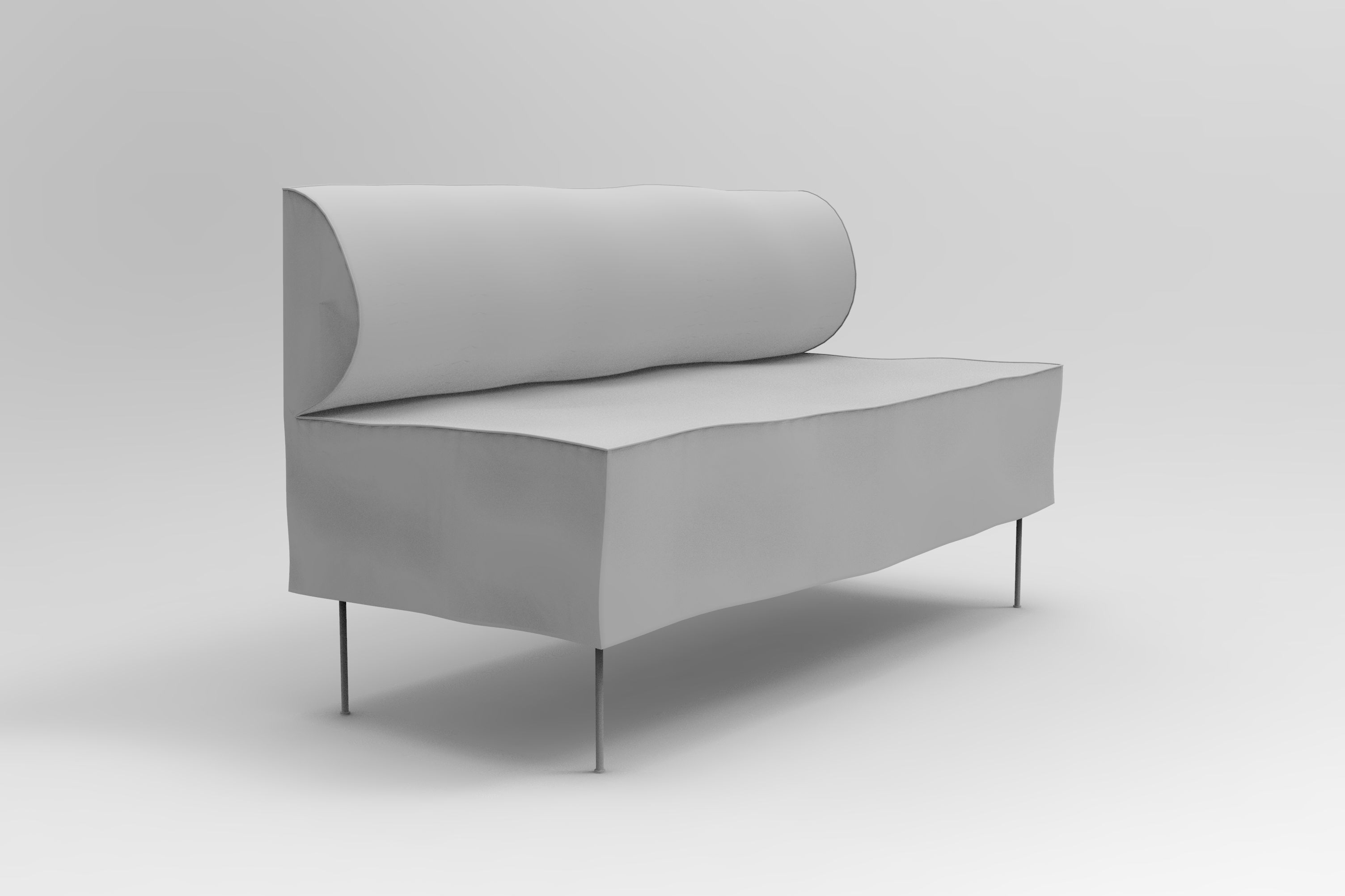 Dining Bench - Eave 3D model_9