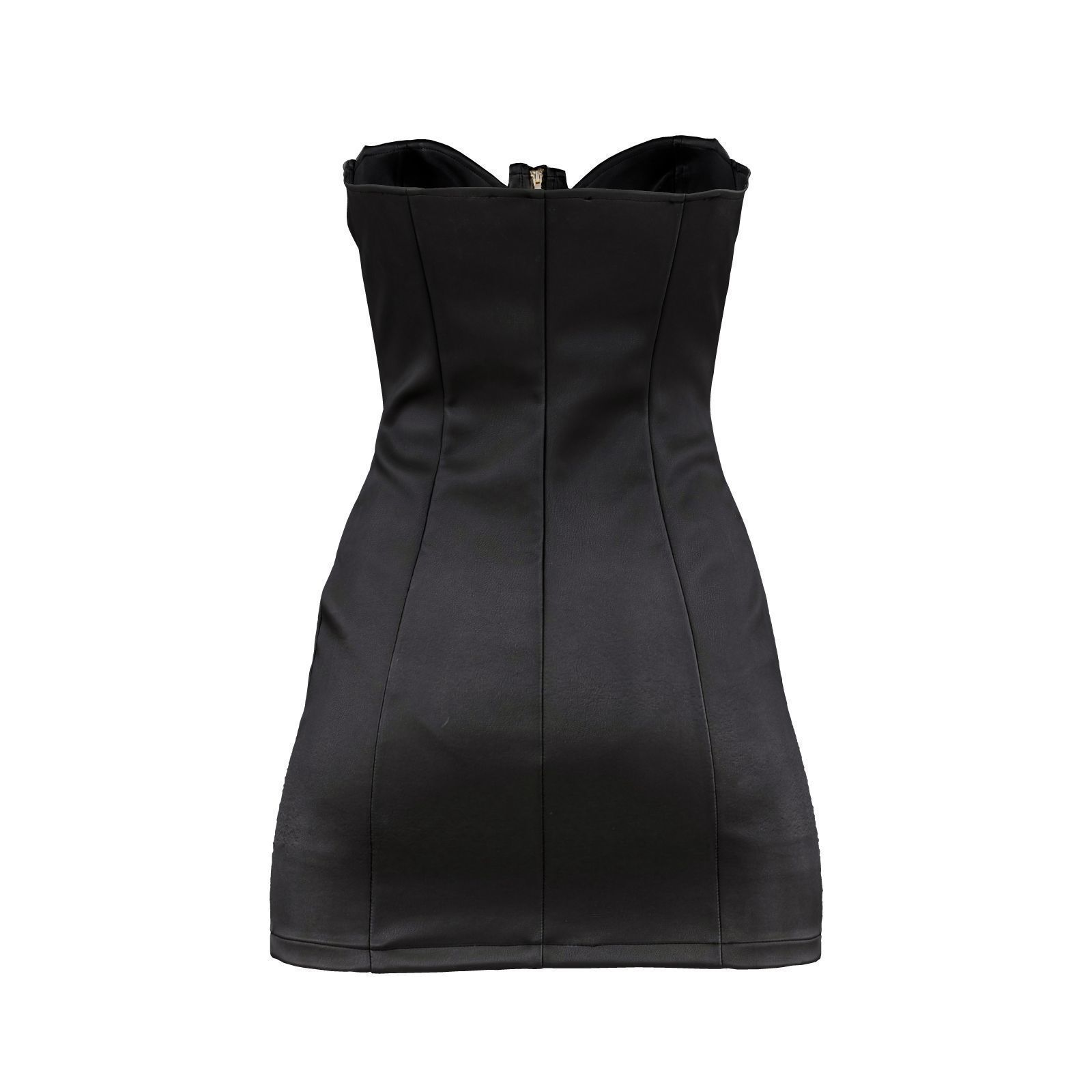 Leather Cups Dress 3D model_2
