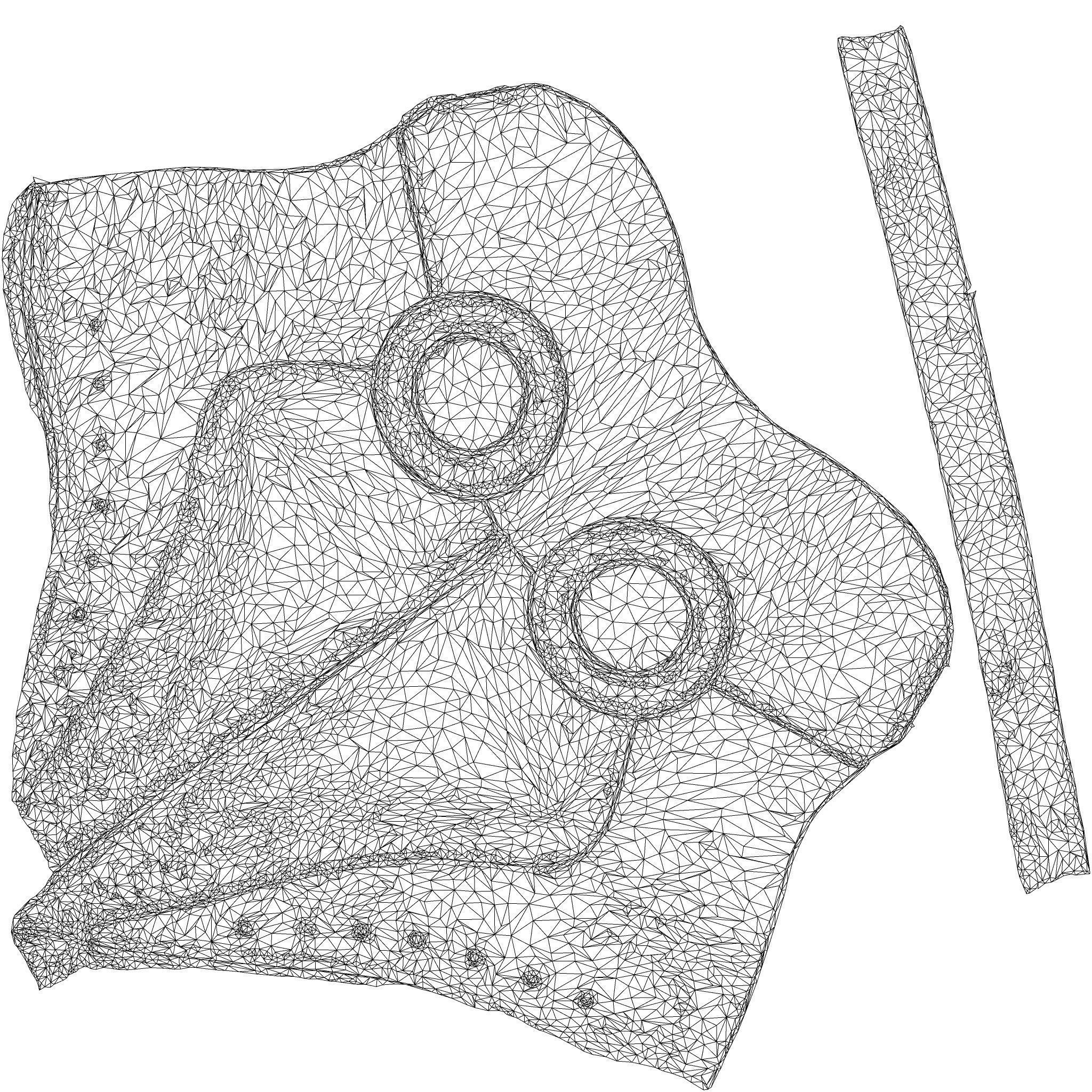 Leather Bird Snout 3D model_8