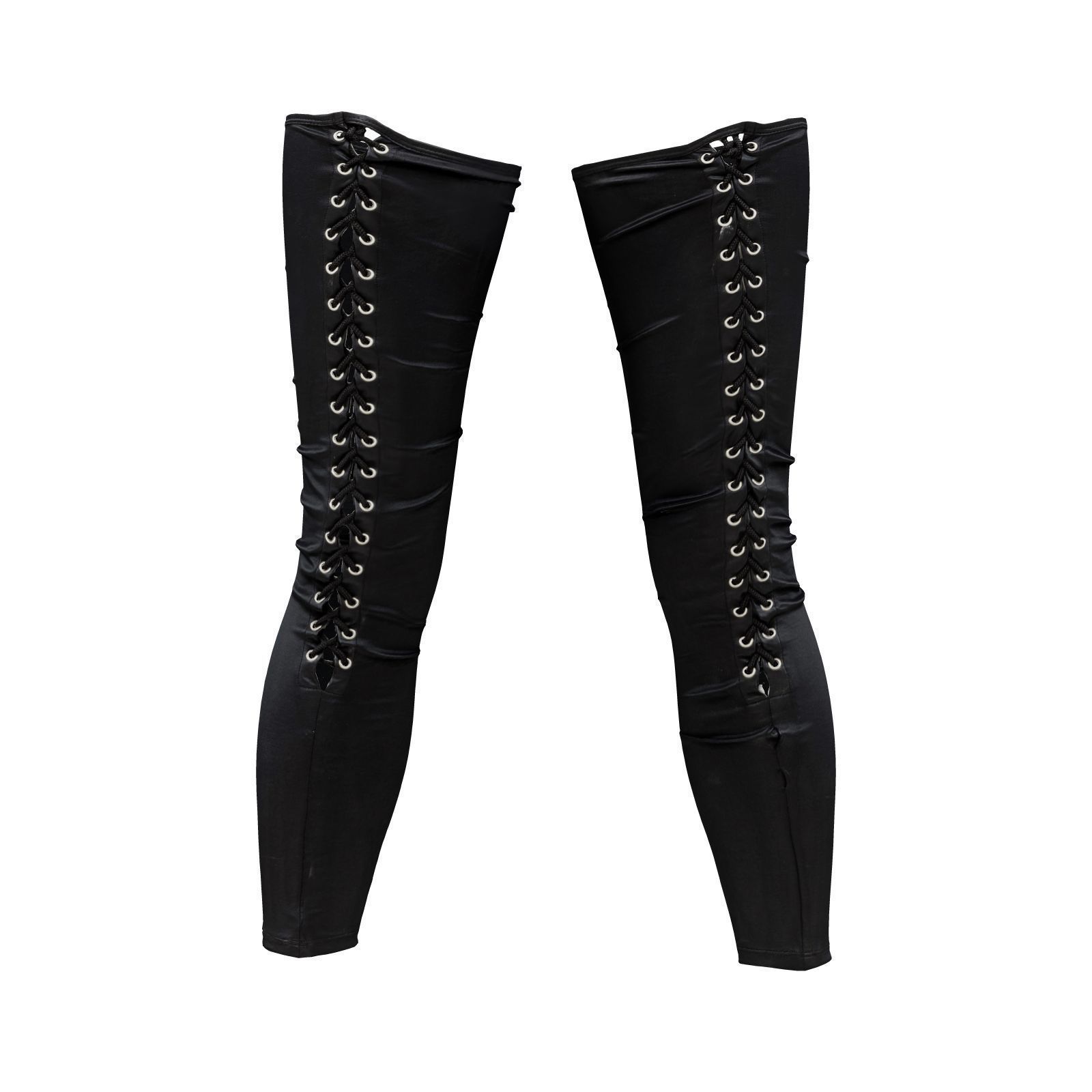 Laced Partial Leggings 3D model_3