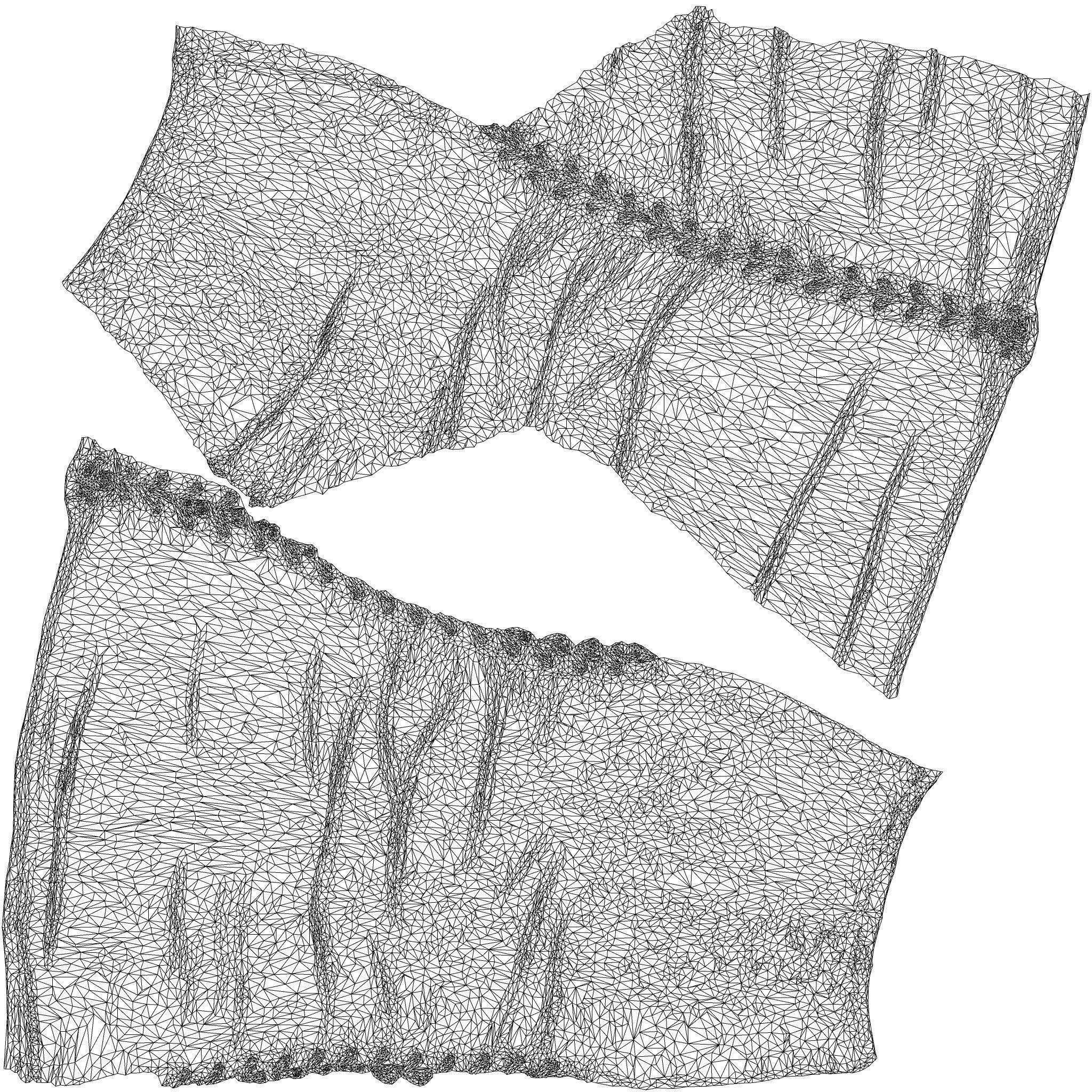 Laced Partial Leggings 3D model_10