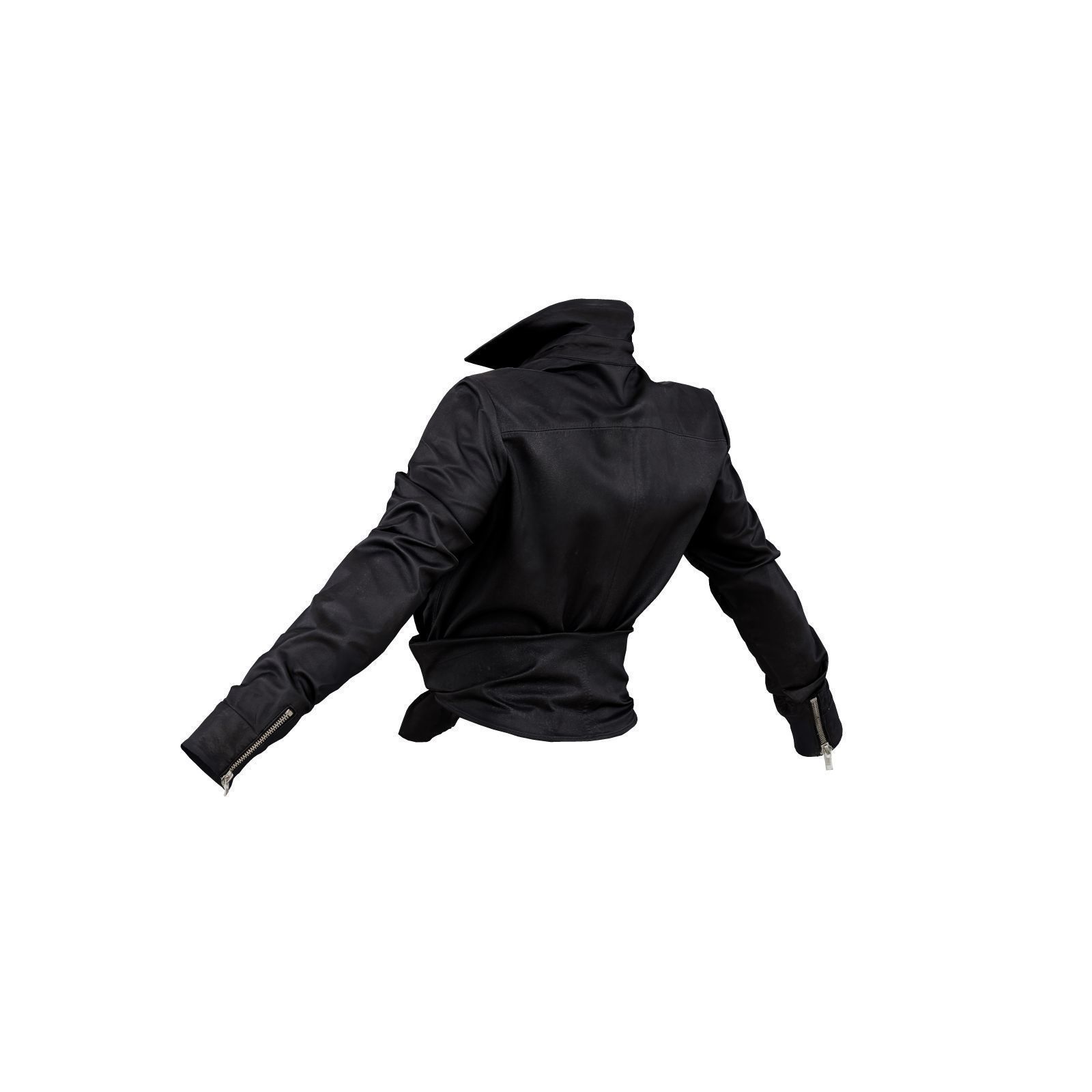 Knotted Leather Shirt 3D model_3