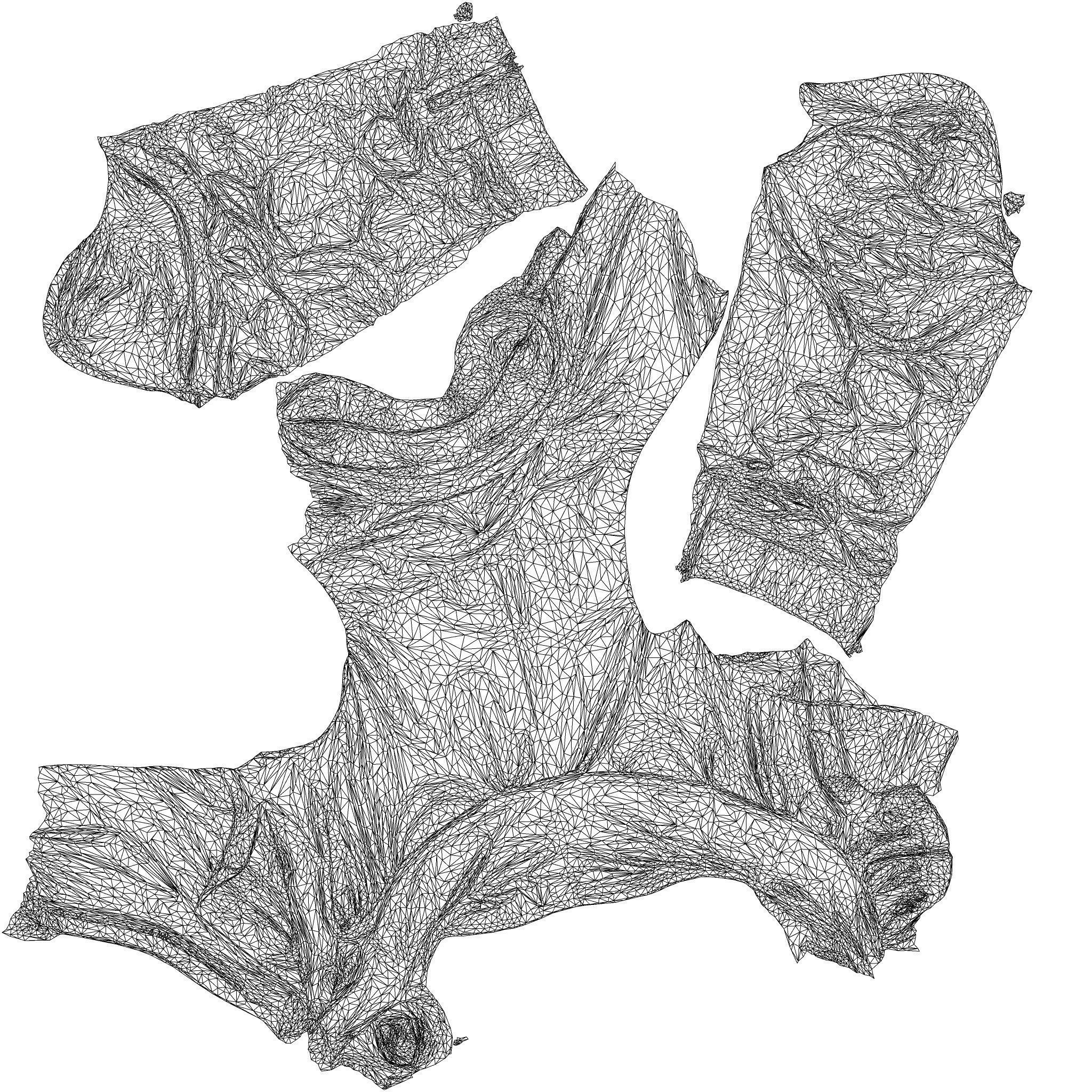 Knotted Leather Shirt 3D model_8