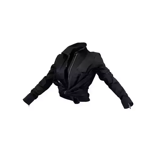 Knotted Leather Shirt 3D model