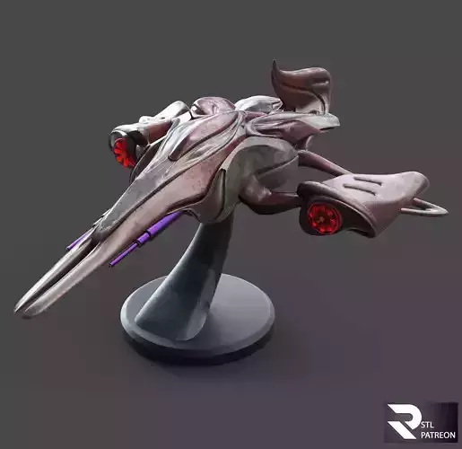 FArc-Corvette Spaceship Starcraft Style