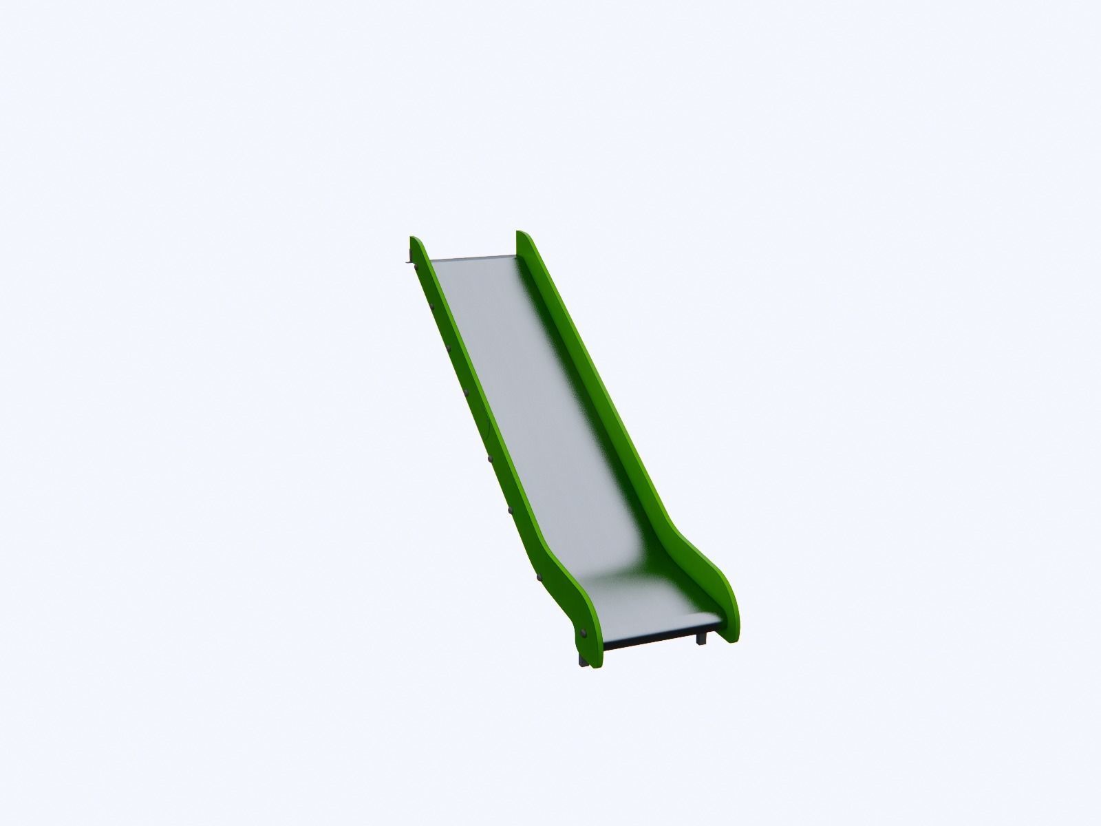 Playground Slide Zjezdzalnia Plac Zabaw 3D model_5
