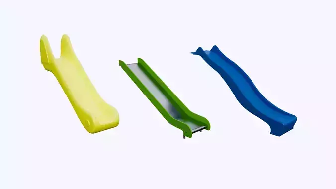 Playground Slide Zjezdzalnia Plac Zabaw 3D model