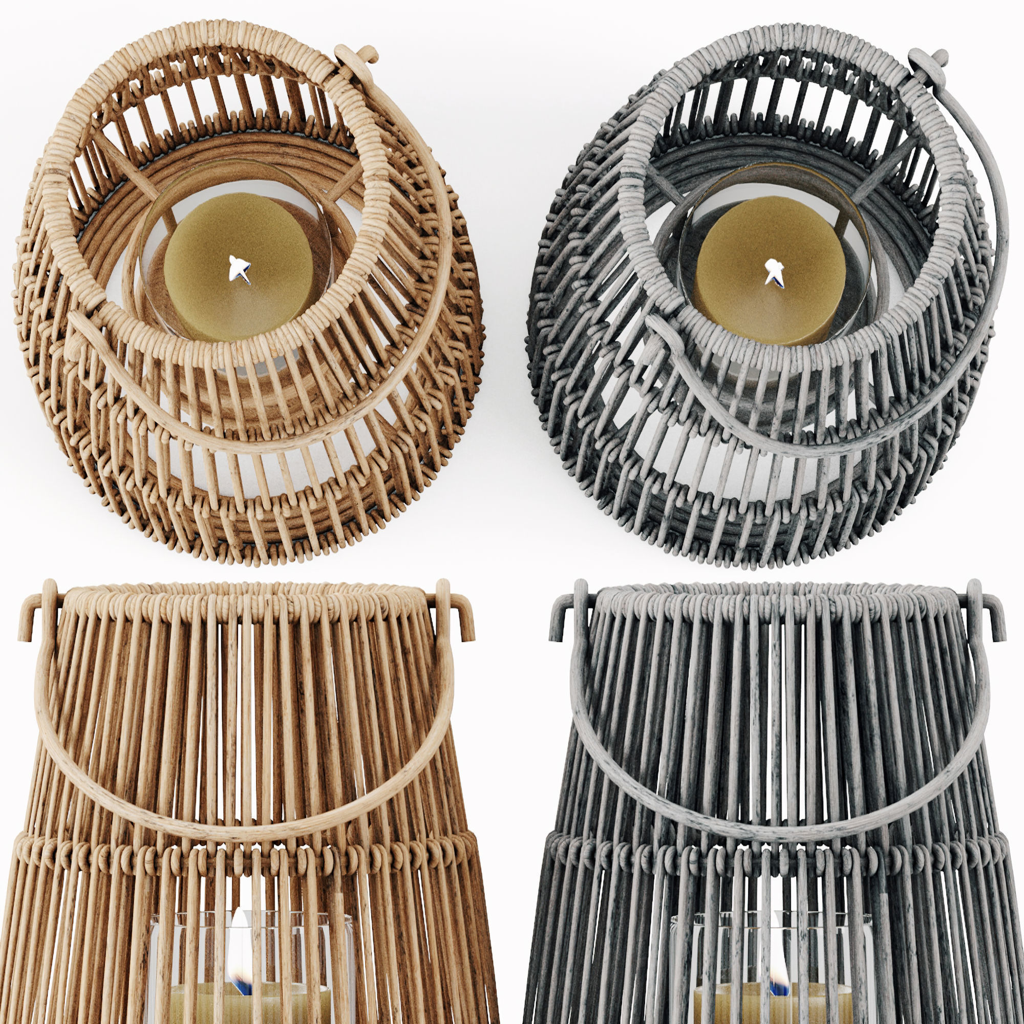 VEDZA Lantern Low-poly 3D model_1