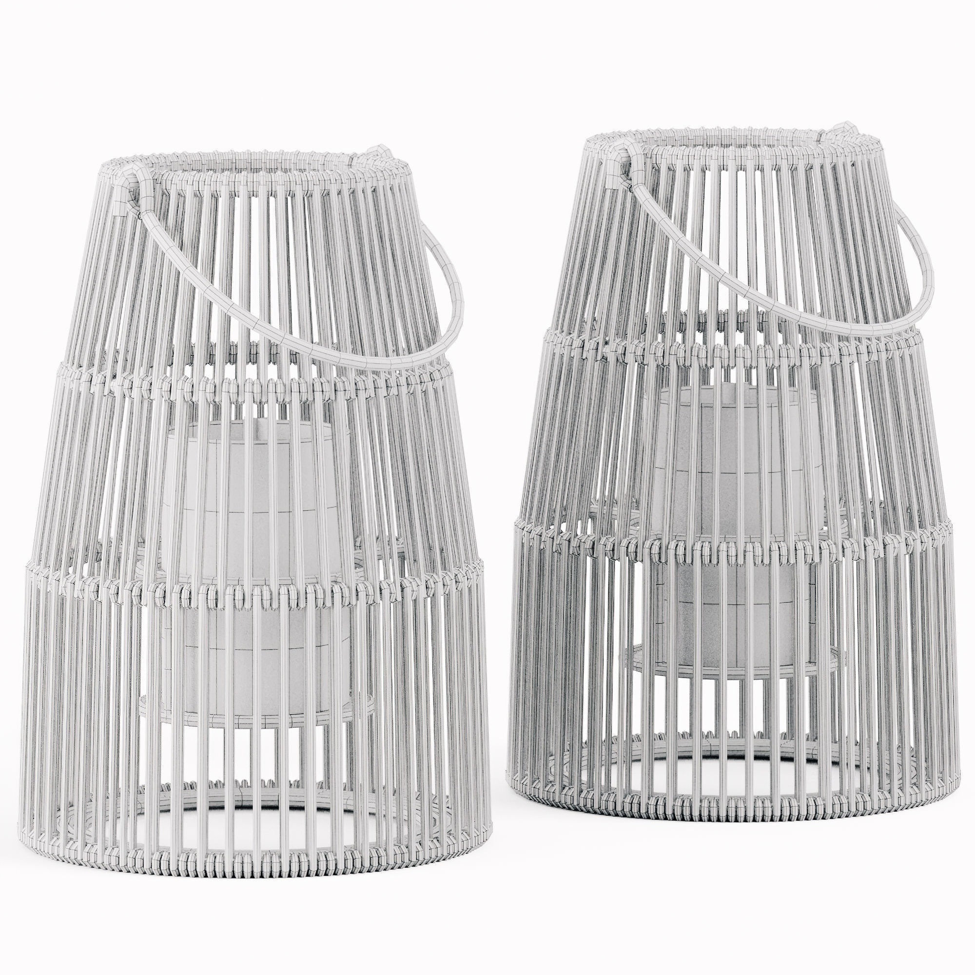 VEDZA Lantern Low-poly 3D model_5