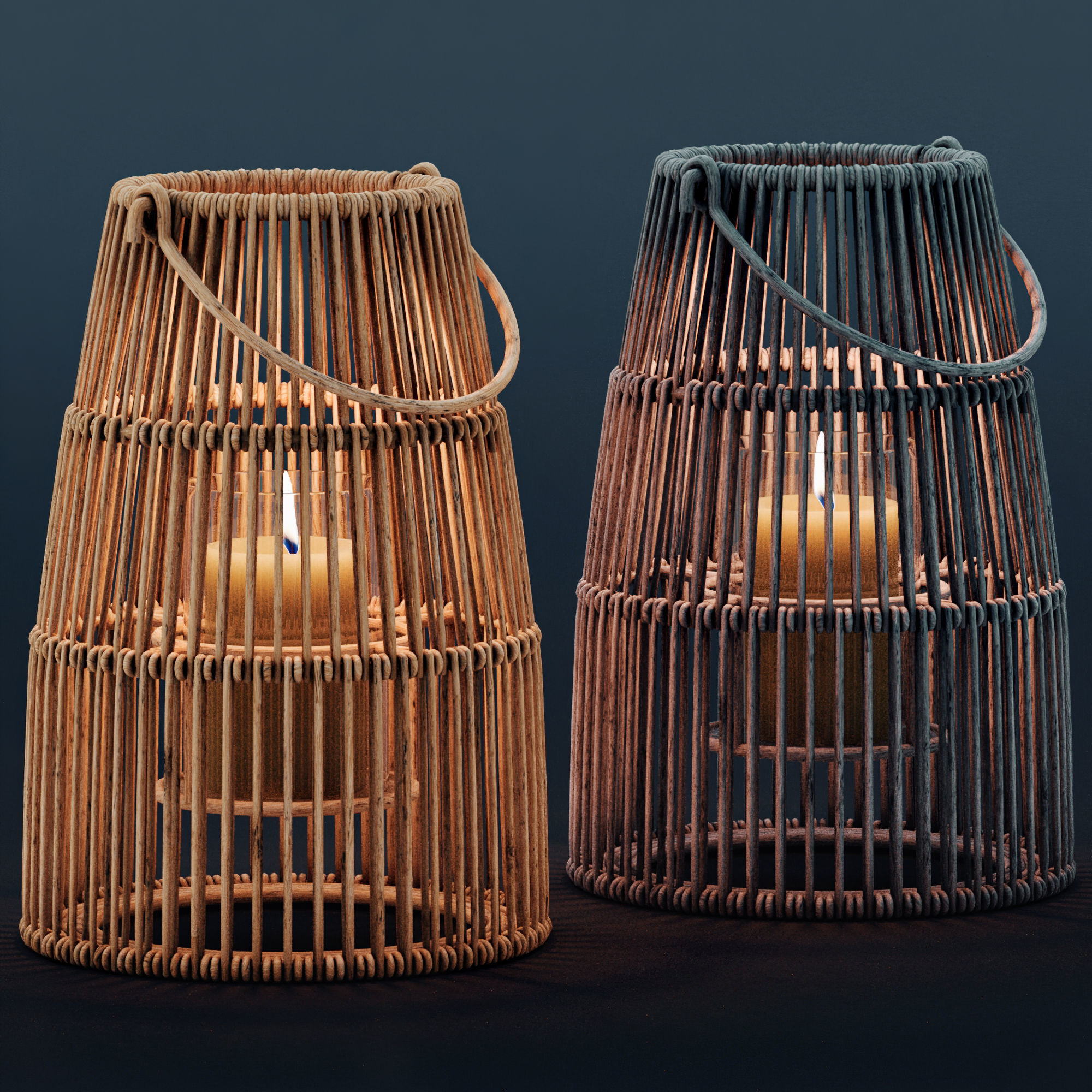 VEDZA Lantern Low-poly 3D model_3
