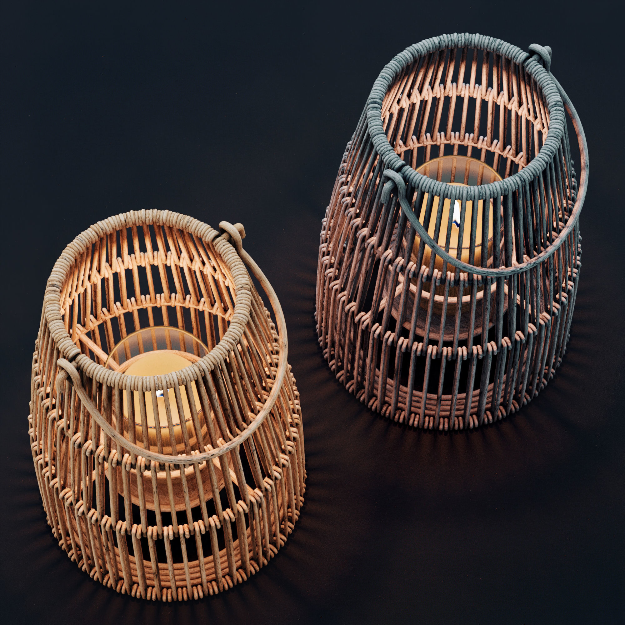 VEDZA Lantern Low-poly 3D model_4