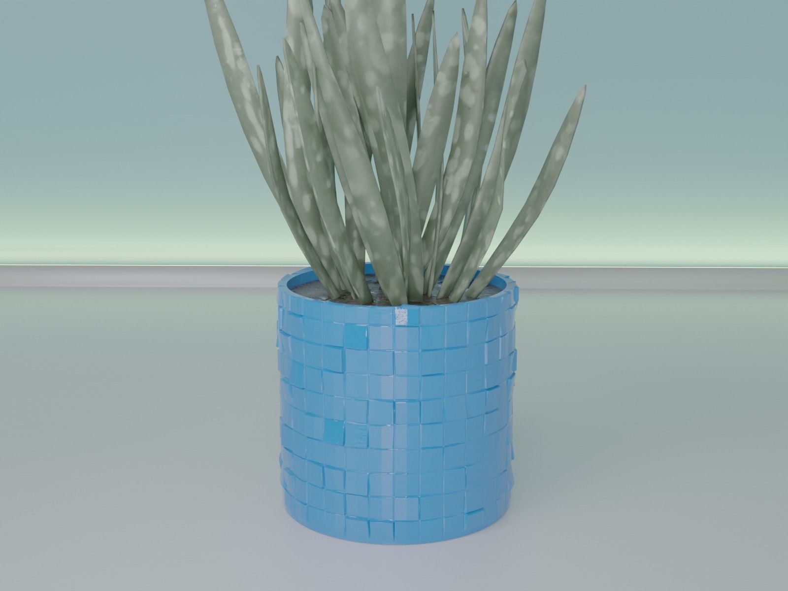 plant pot 42 3D print model_8