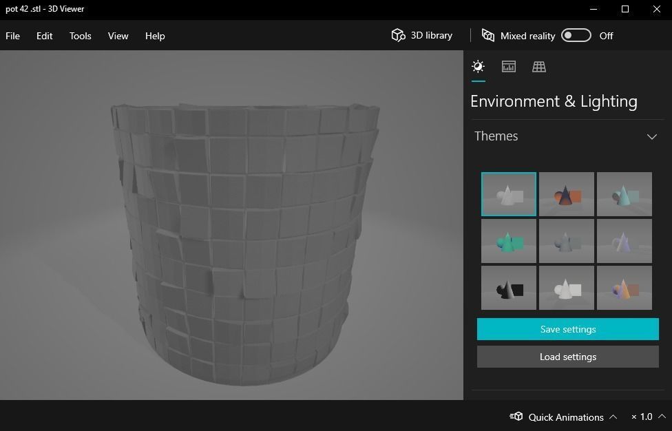 plant pot 42 3D print model_12