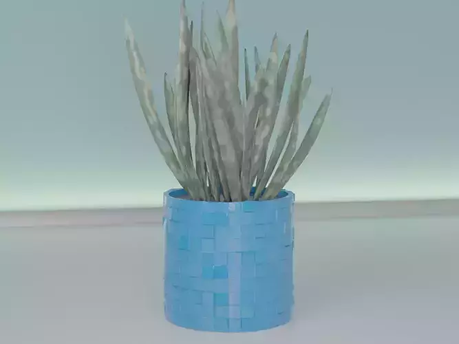 plant pot 42 3D print model