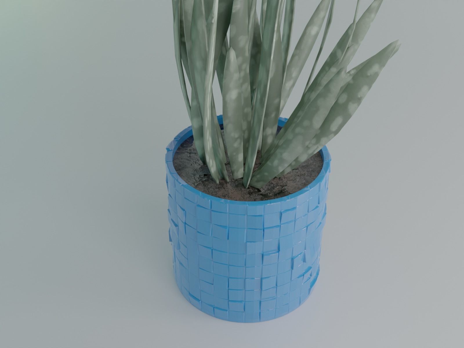 plant pot 42 3D print model_7