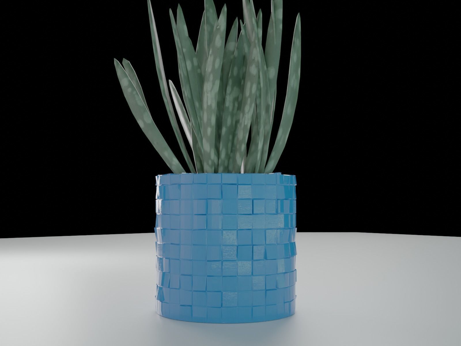 plant pot 42 3D print model_9
