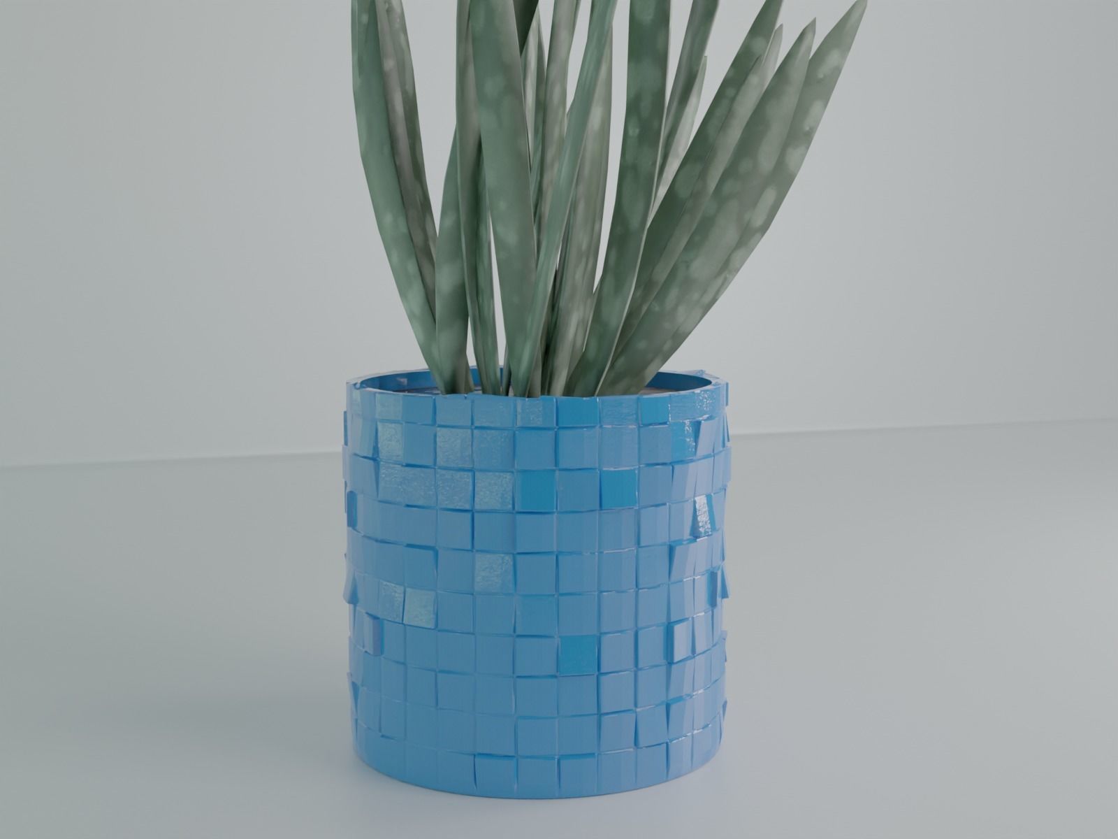 plant pot 42 3D print model_2