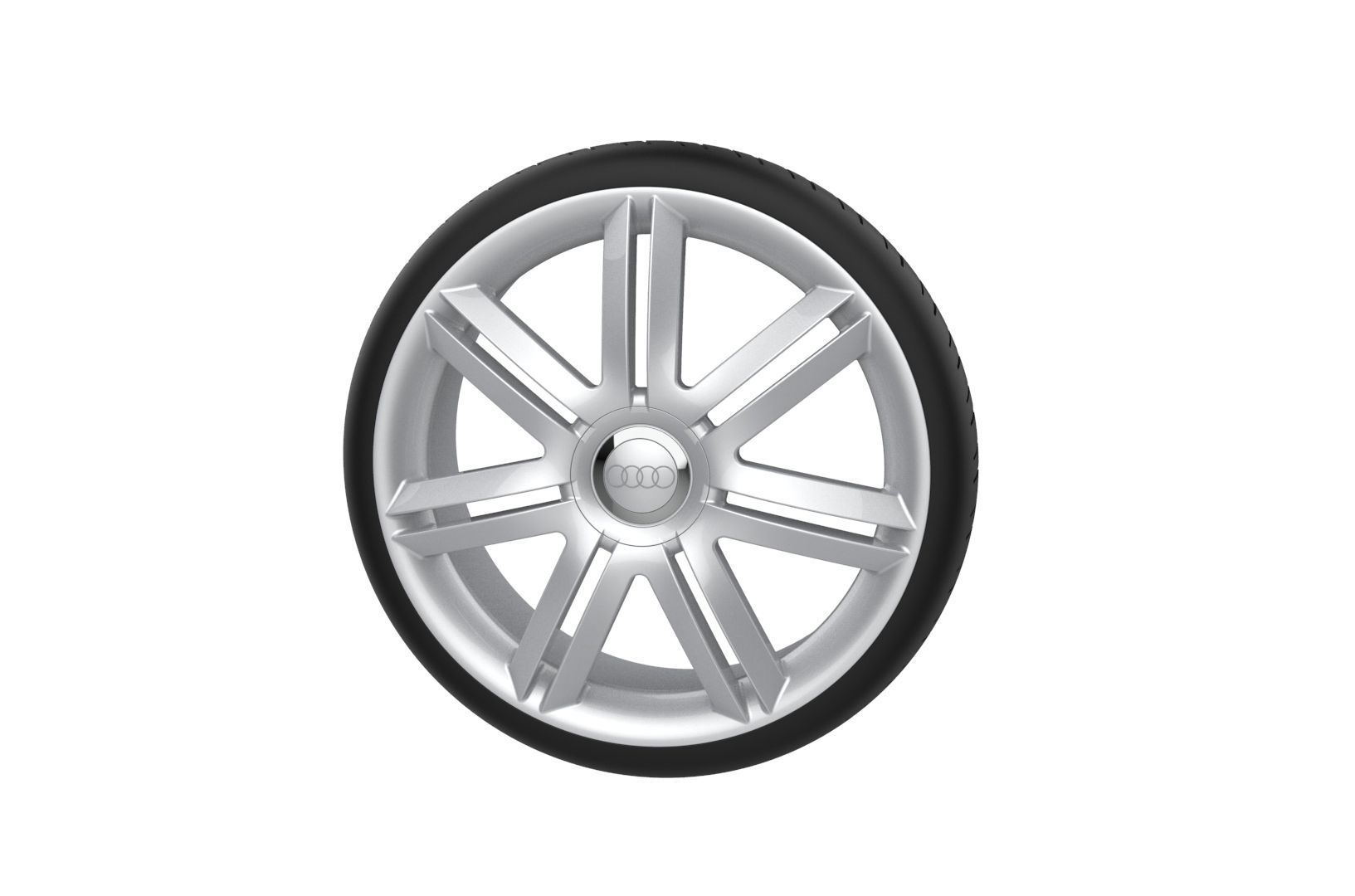 Car Wheels Rims Set Kit 3D print model_67