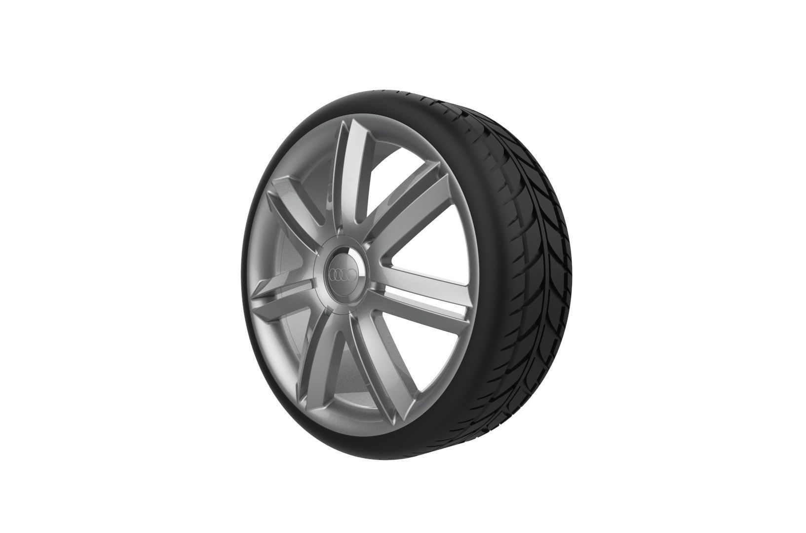 Car Wheels Rims Set Kit 3D print model_69