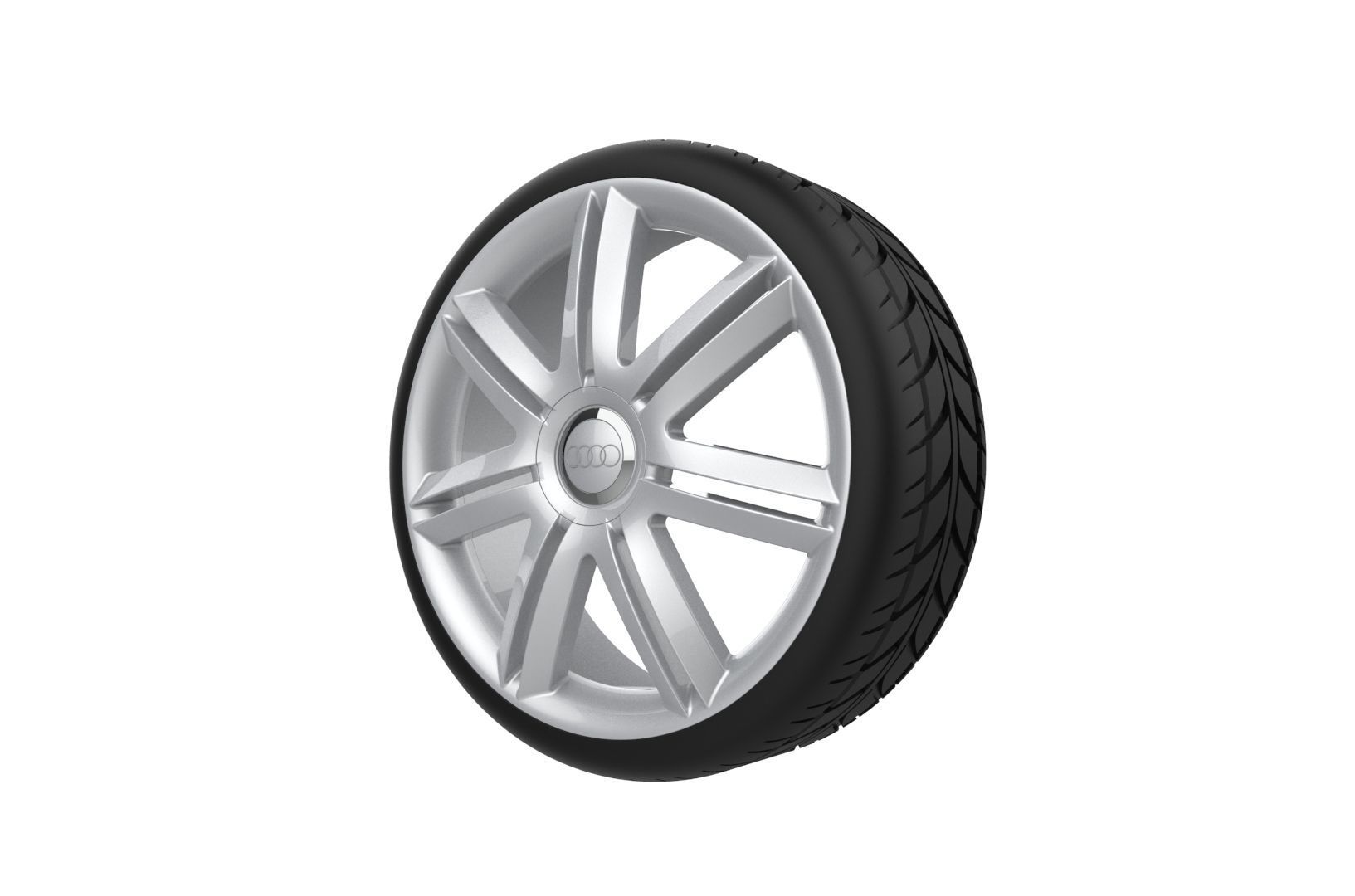 Car Wheels Rims Set Kit 3D print model_65