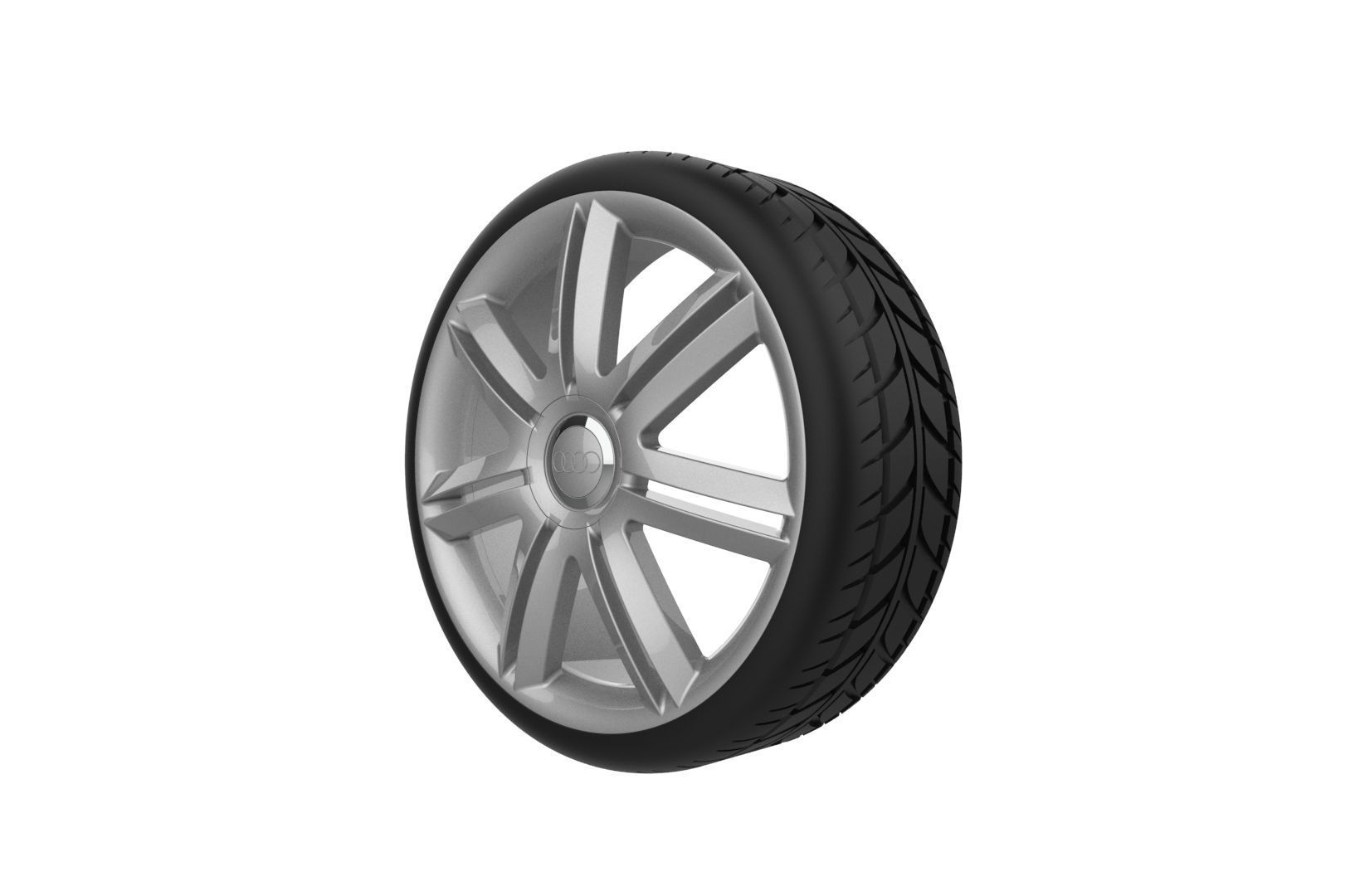 Car Wheels Rims Set Kit 3D print model_71