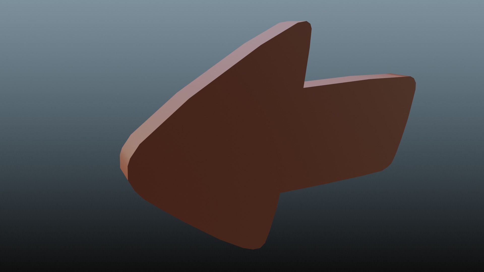 Low poly pointer Low-poly 3D model_4