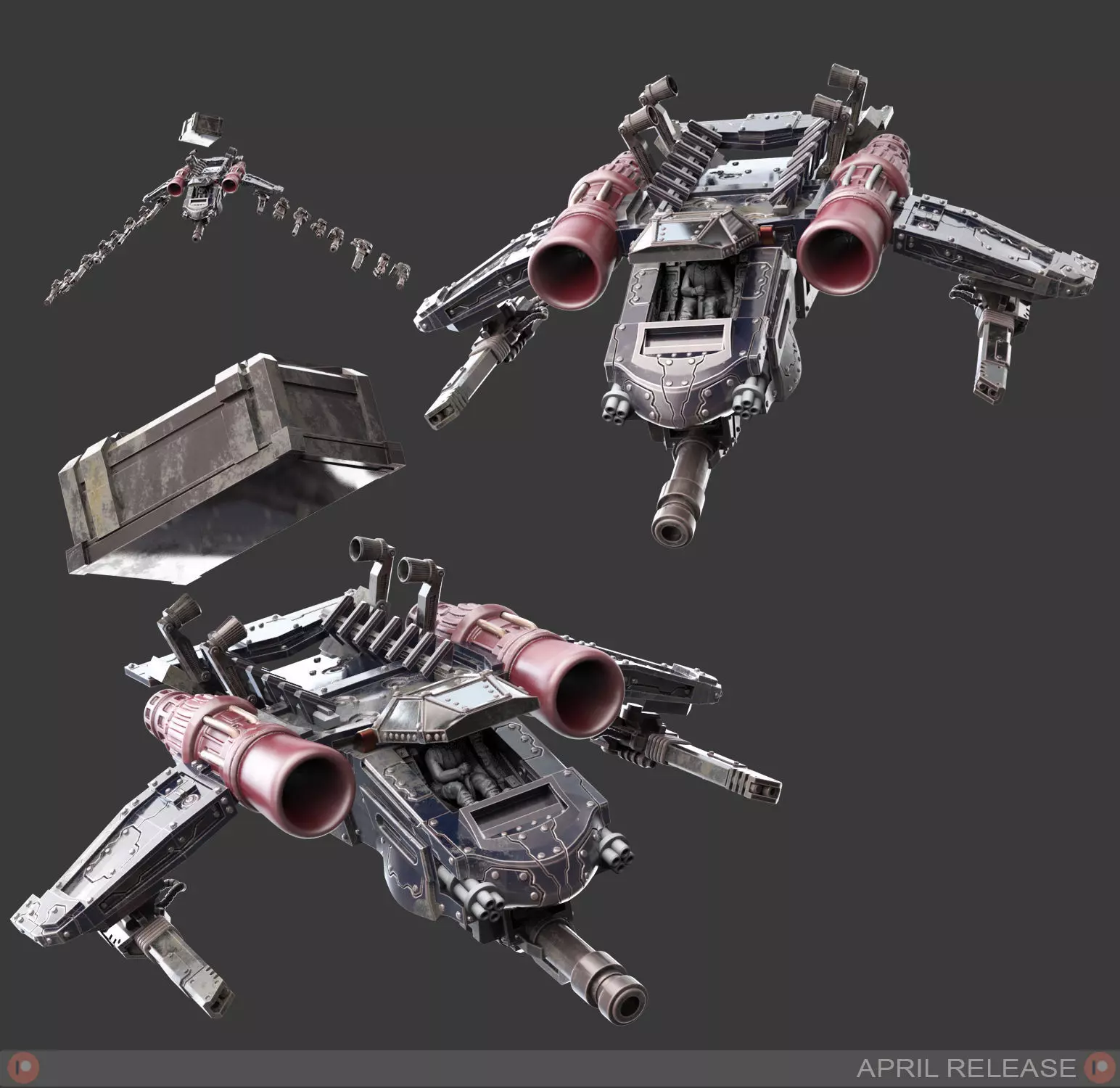 Heyf Cargo Ship 3D print model