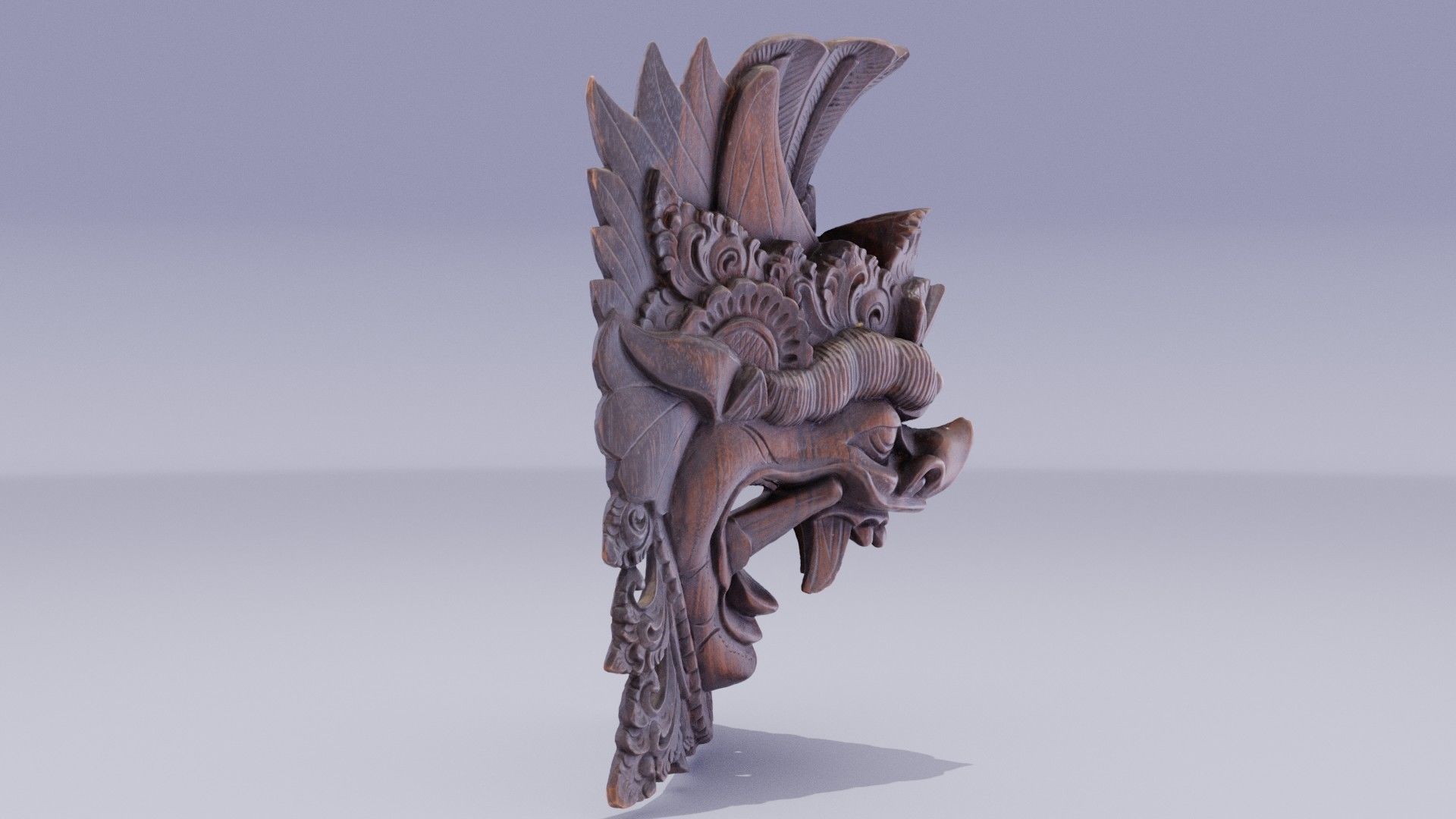 African Mask 05 high-poly 3D model_3