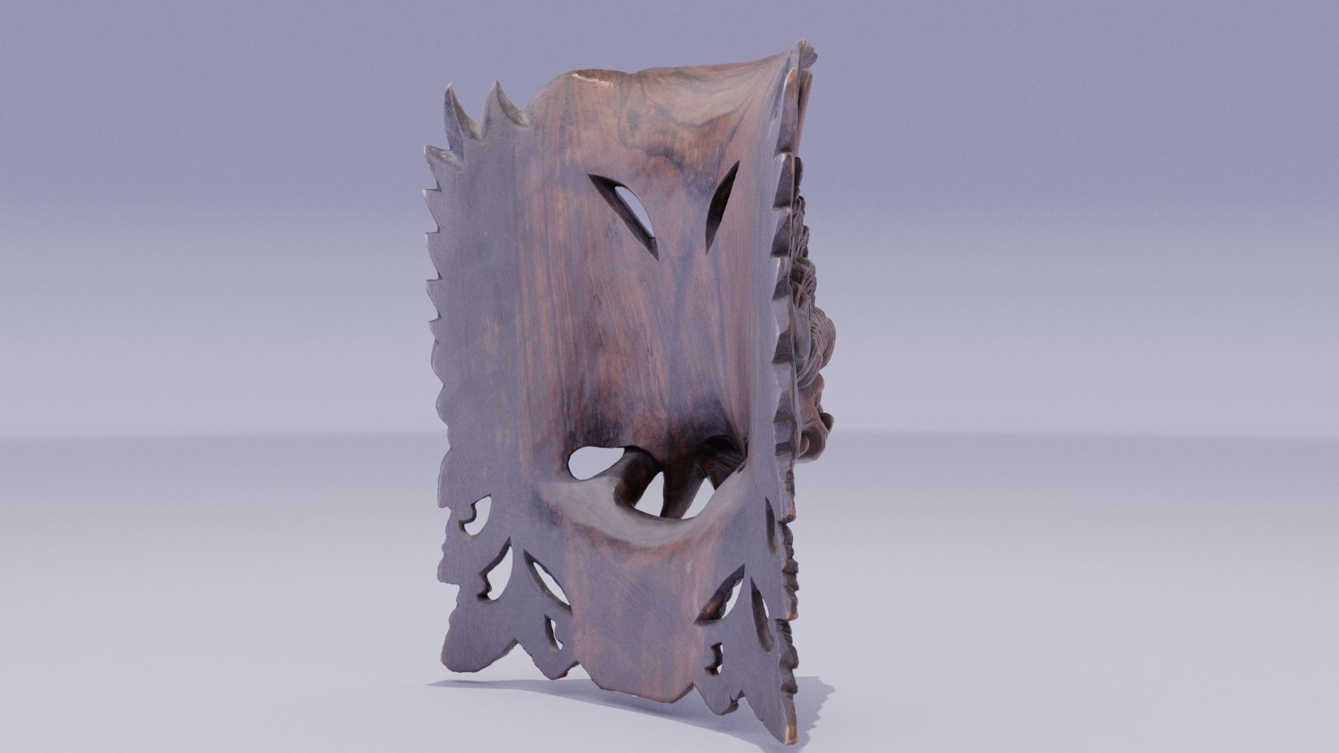 African Mask 05 high-poly 3D model_4