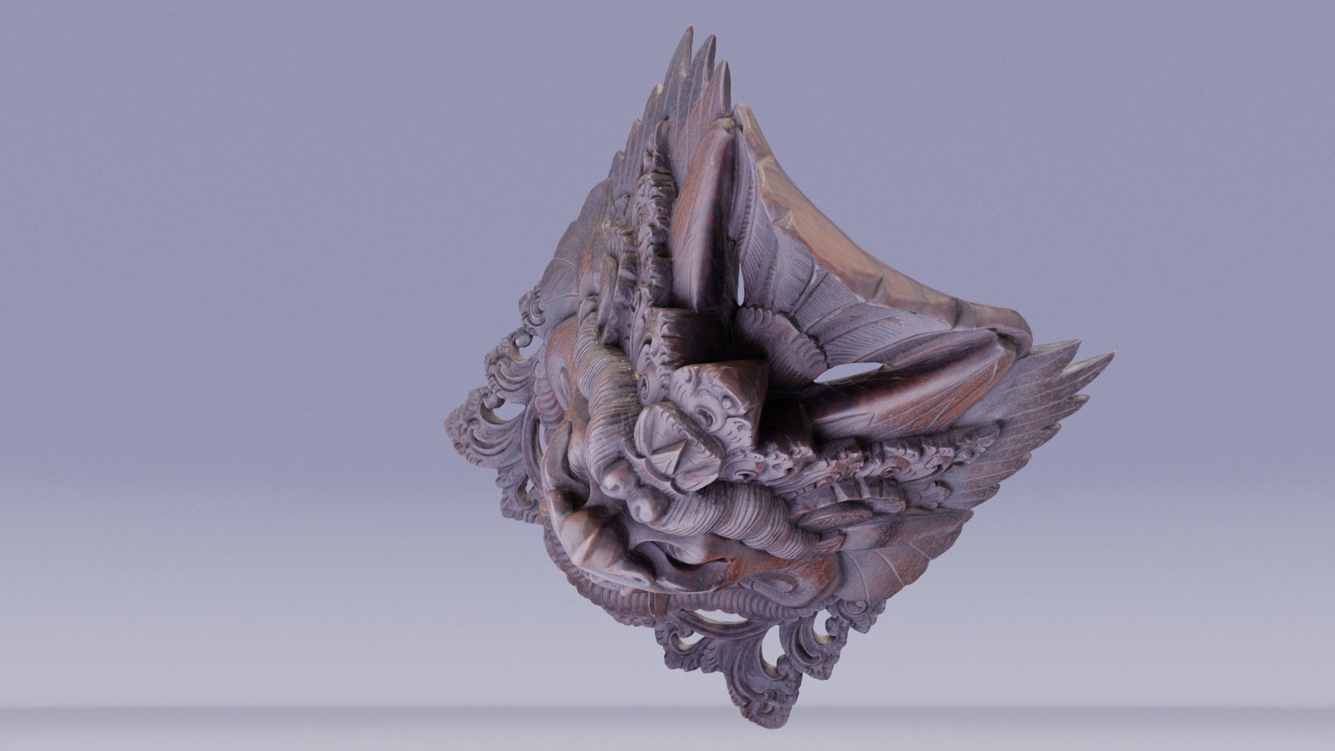 African Mask 05 high-poly 3D model_12